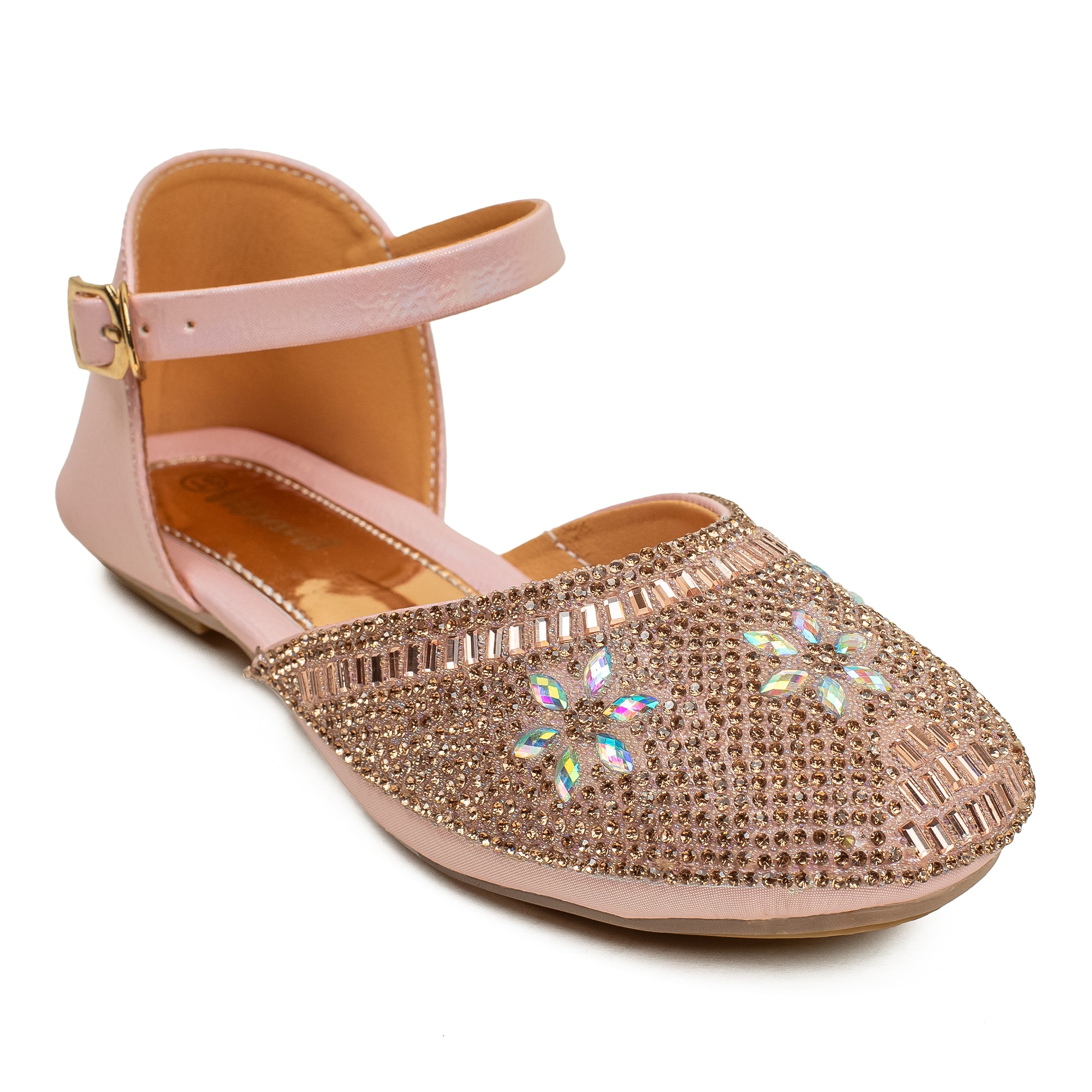 Girls' Embellished Ballerina Flats