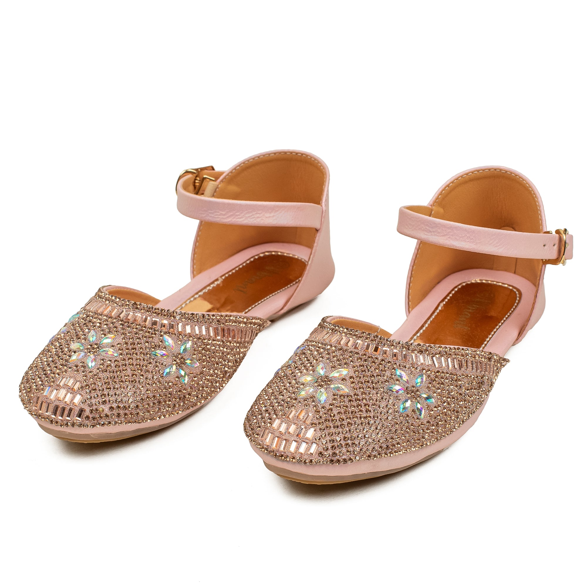Girls' Embellished Ballerina Flats