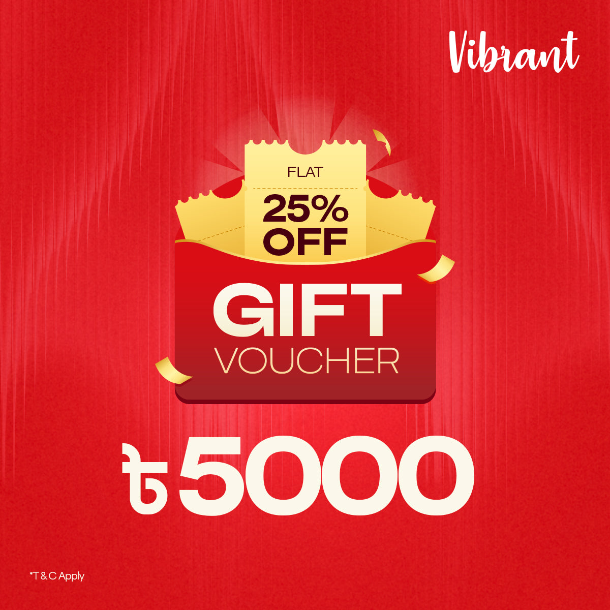 VIBRANT GIFT VOUCHER 5000 - Vibrantbd.com