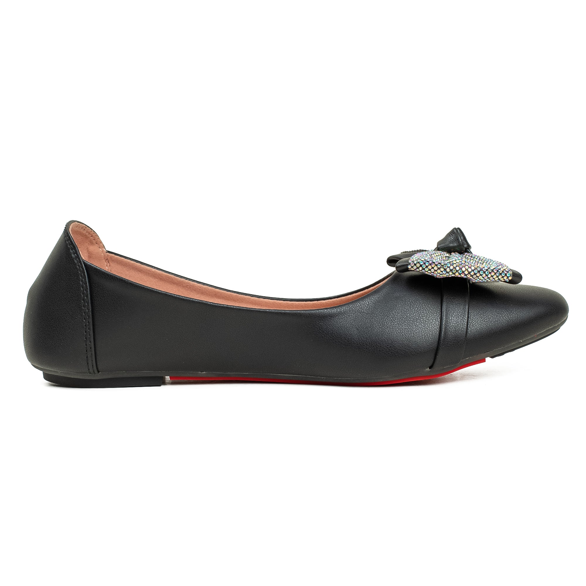 Vibrant Black Ballerina Flats for Women - Vibrantbd.com