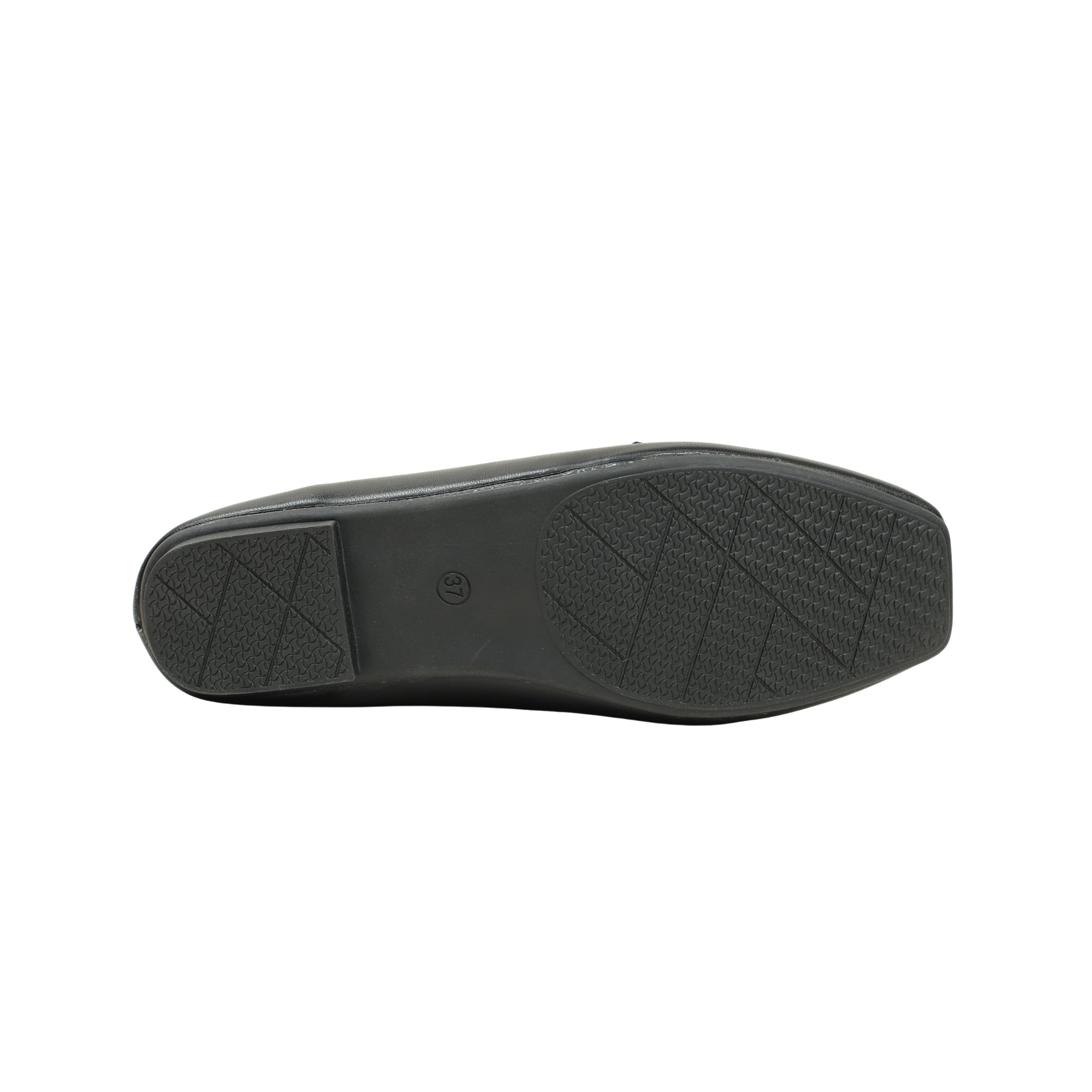 VIBRANT CHIC CHAIN  BLACK LADIES LOAFER SHOES - Vibrantbd.com