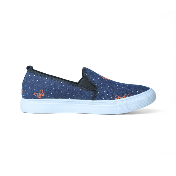 LADIES BUTTERFLY CANVAS SHOE