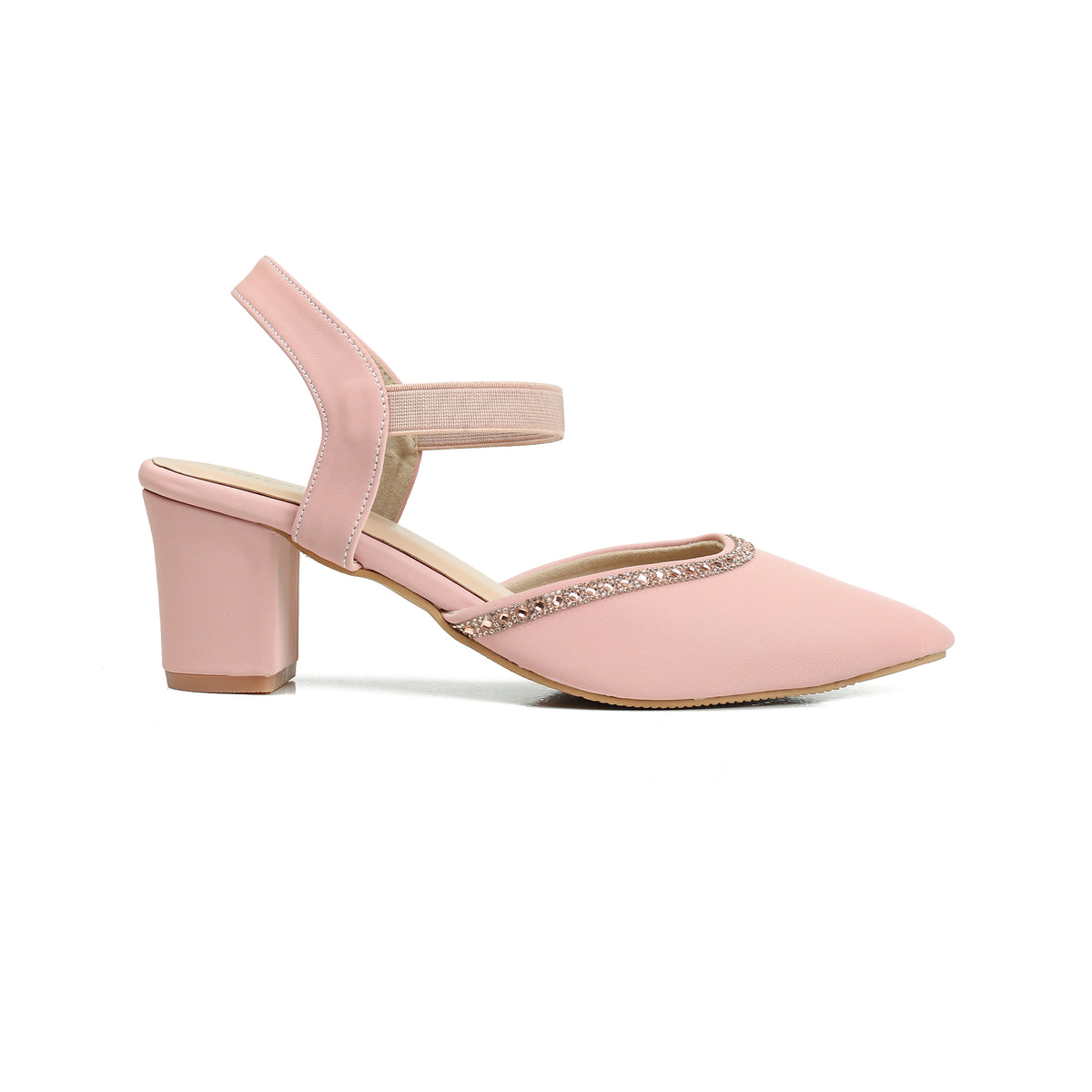 VIBRANT WOMEN BLOCK HEEL SHOES - Vibrantbd.com