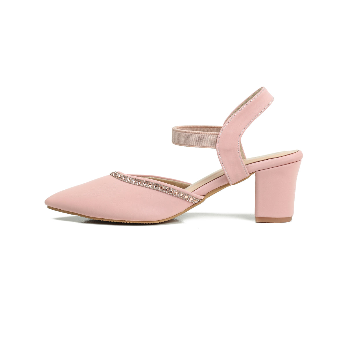 VIBRANT WOMEN BLOCK HEEL SHOES - Vibrantbd.com