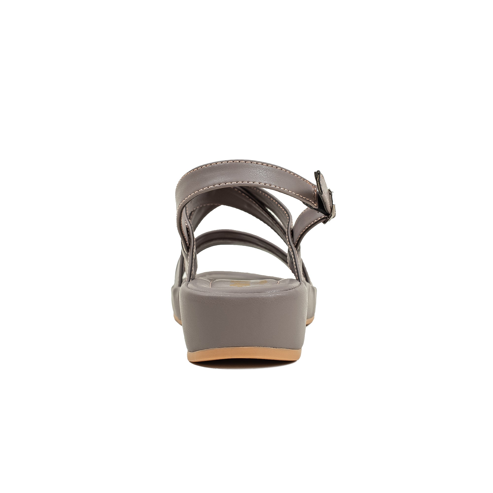 Ladies Ultra Comfort Mauve Cross-Strap Wedge Sandal with Cushioned Sole - Dr. Vi Perfect for Everyday Wear