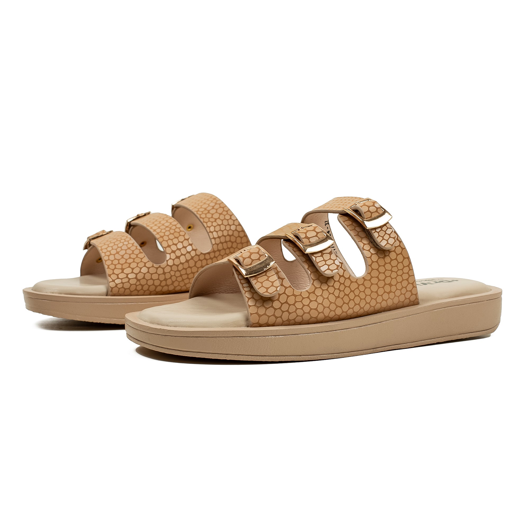 Ladies Dr. Vi Ultimate Comfort Beige Sandal | Stylish PU Upper with TPR Outsole and Cushioned Insole - Vibrantbd.com