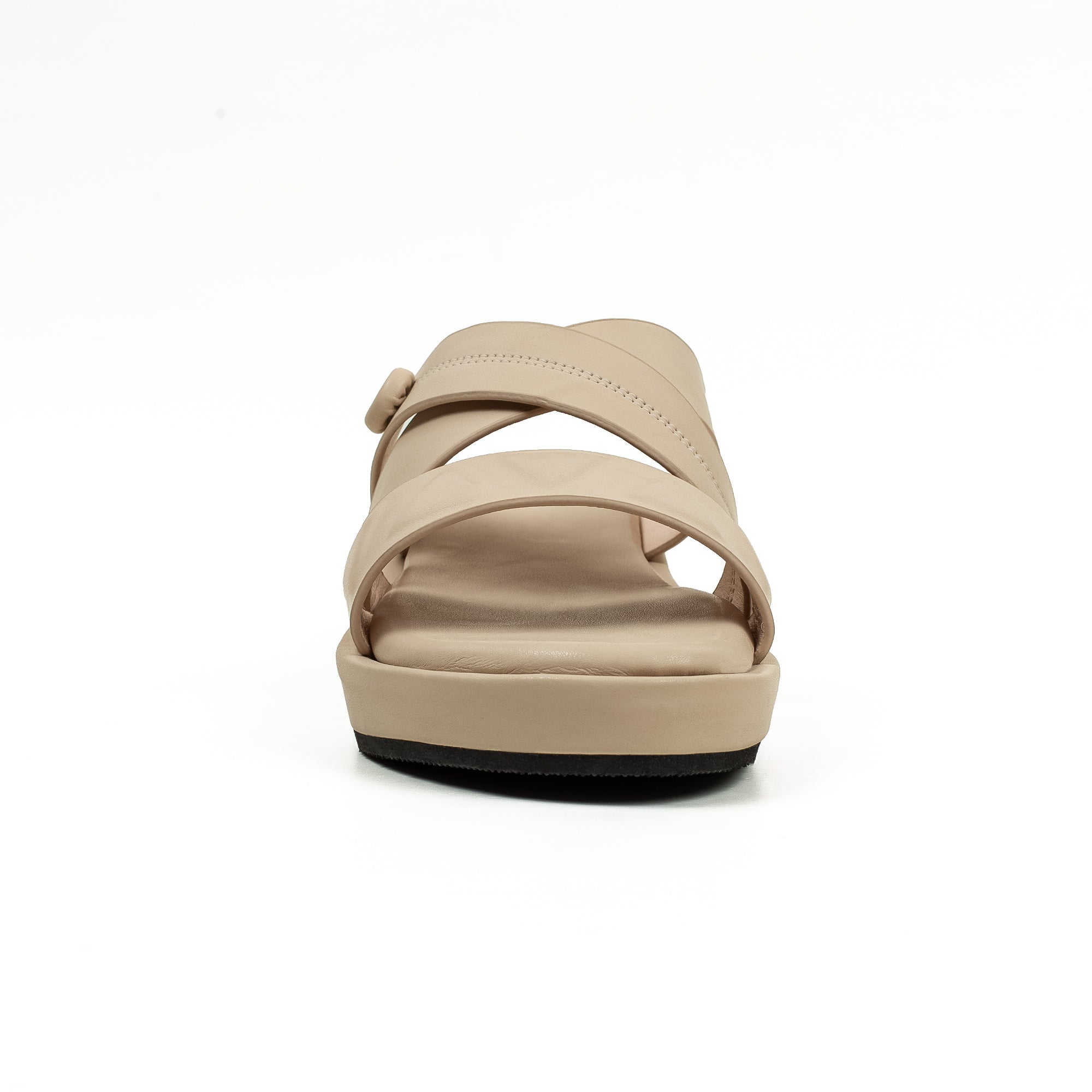 Ladies Dr. Vi Ultimate Comfort Beige Sandal | Stylish PU Upper with TPR Outsole and Cushioned Insole - Vibrantbd.com