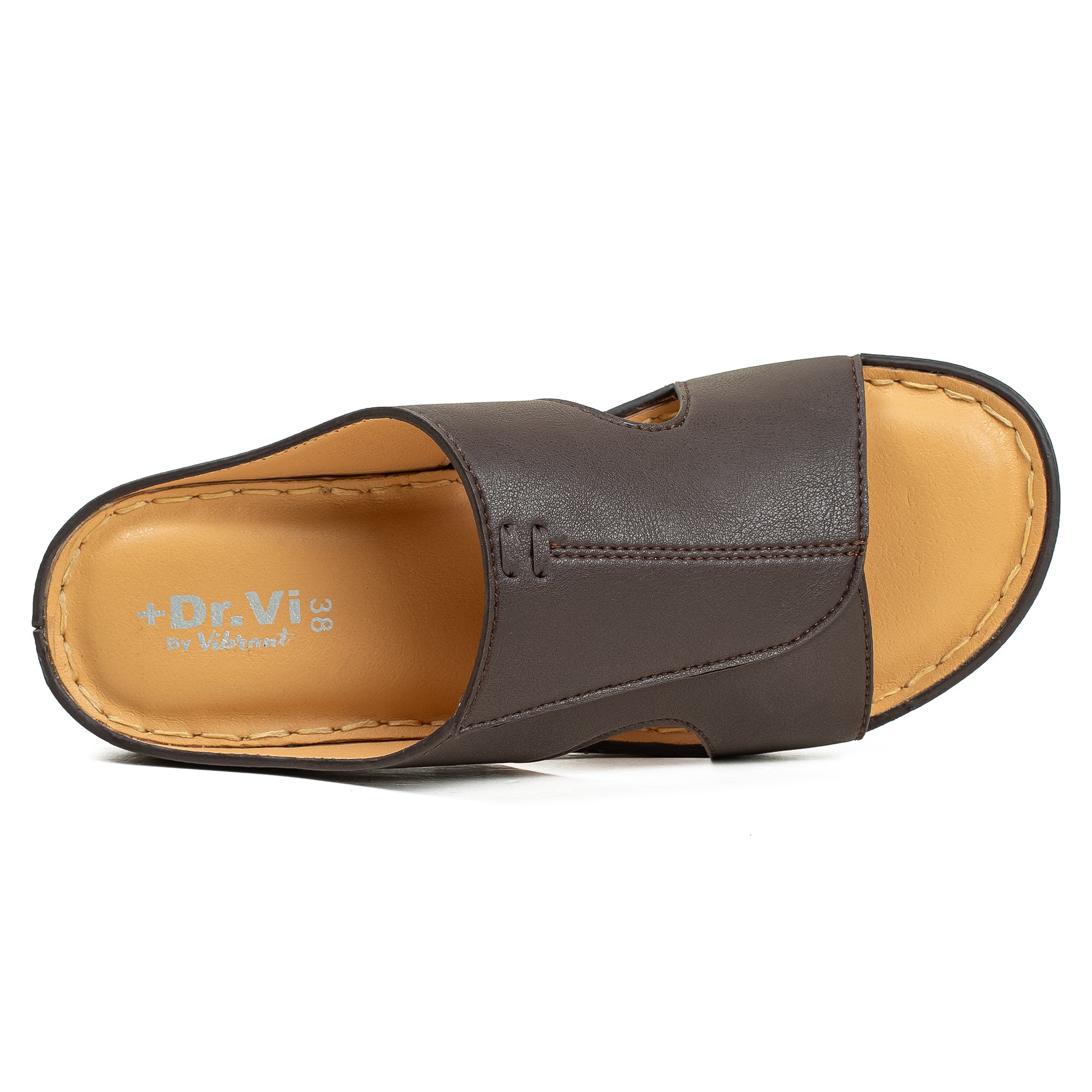 Vibrant Ladies Chocolate Wedge Heel Sandal - Vibrantbd.com