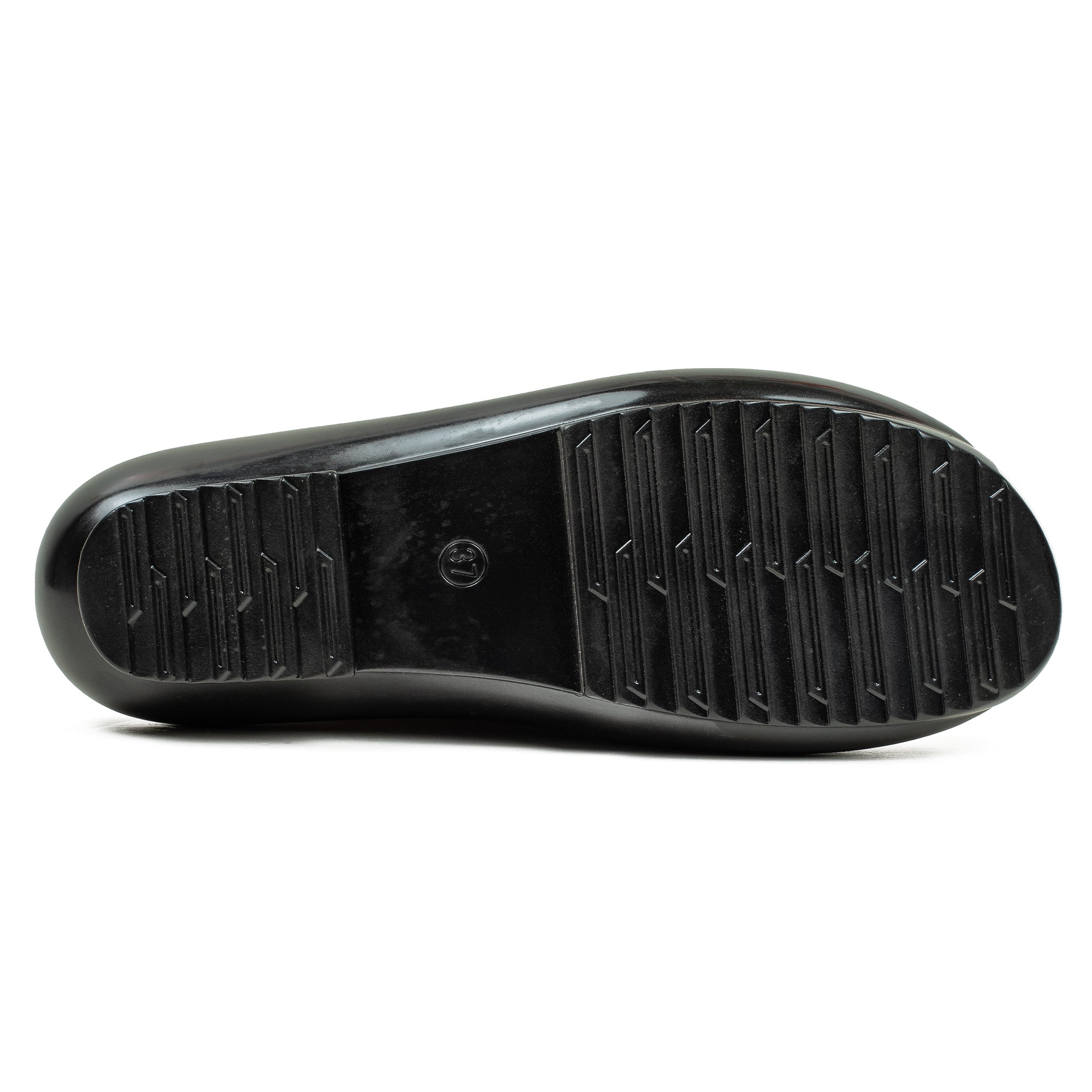 Vibrant Ladies Black PU Medium Heel Shoes with Bow & Cushioned Insole - Stylish and Comfortable Footwear