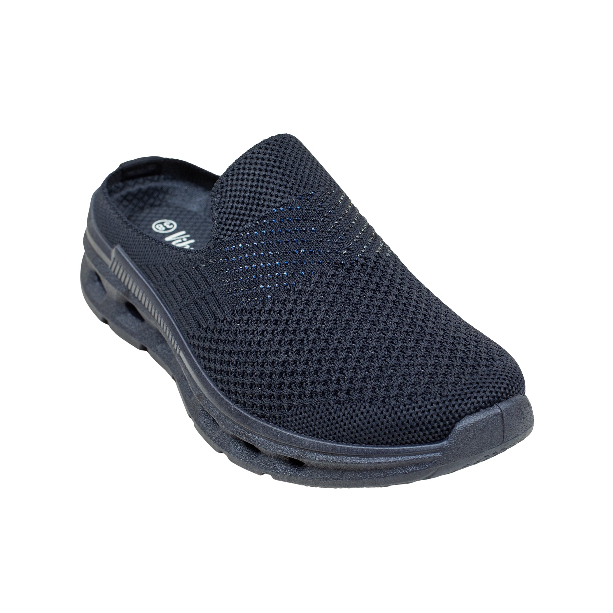 VIBRANT NAVY AERO KNIT SLIP ON SHOES - Vibrantbd.com