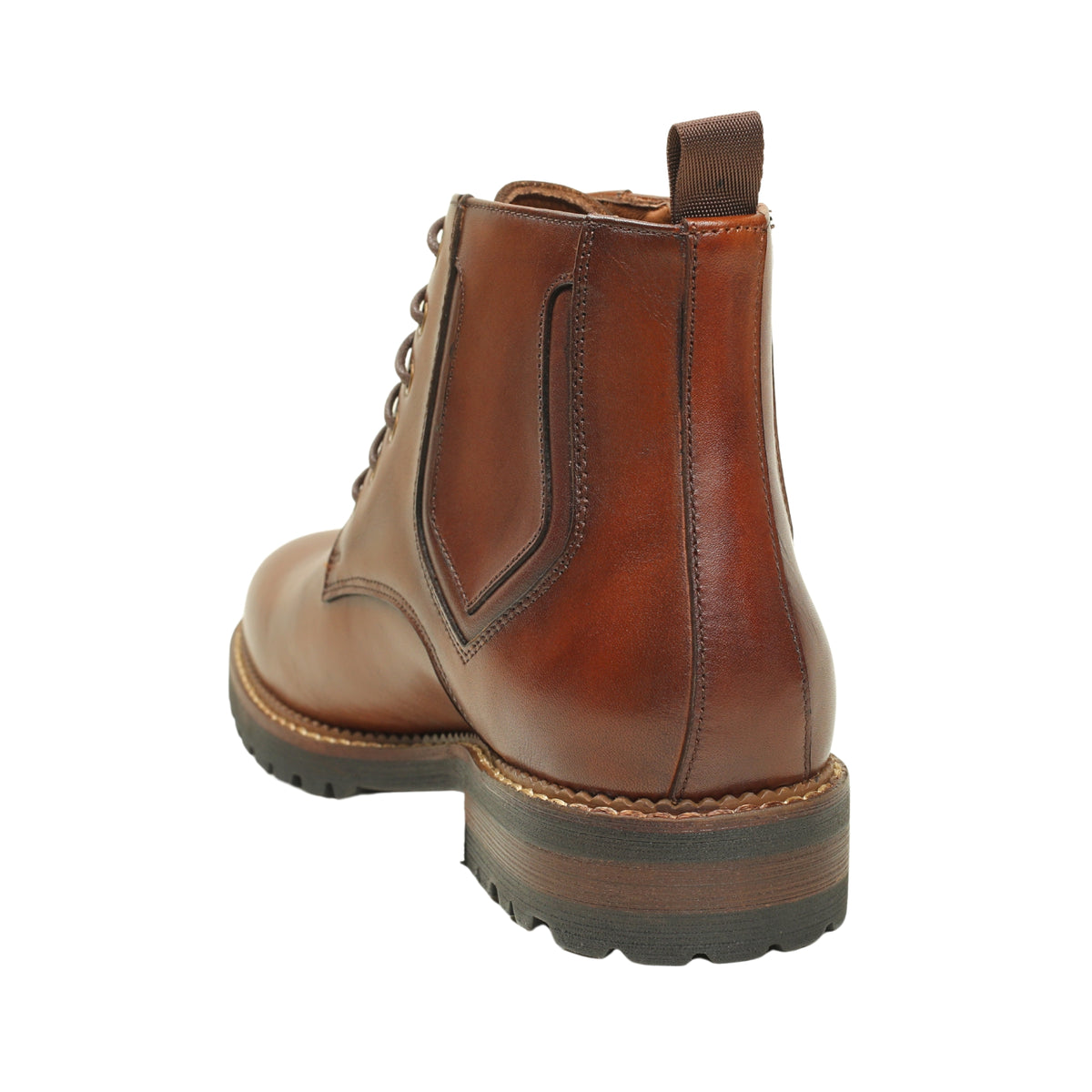 VIBRANT MEN'S GENUINE LEATHER LACE-UP BOOT - Vibrantbd.com