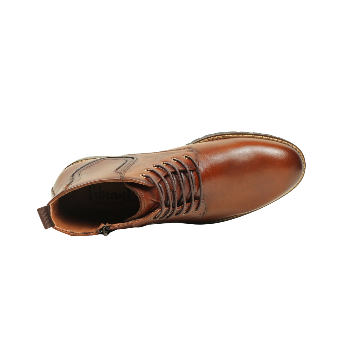 VIBRANT MEN'S GENUINE LEATHER LACE-UP BOOT - Vibrantbd.com