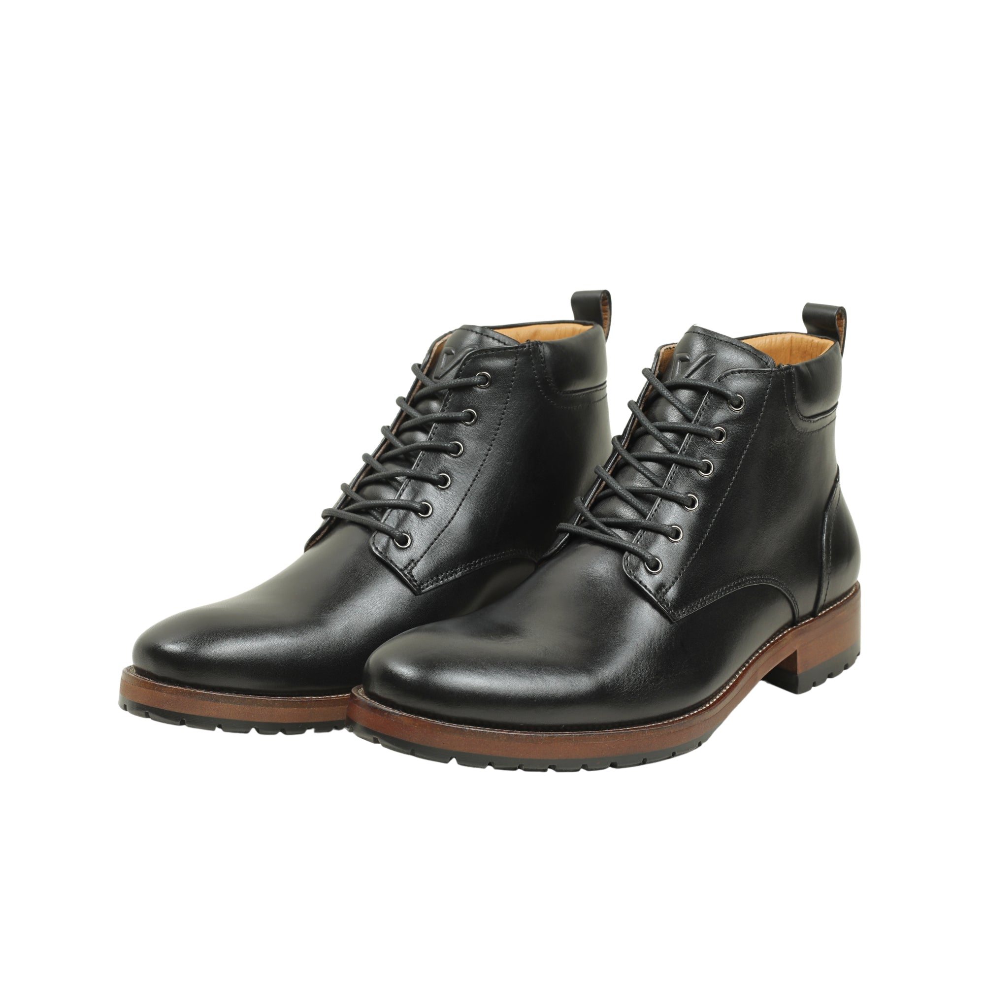 VIBRANT MEN'S GENUINE LEATHER LACE-UP BOOT - Vibrantbd.com