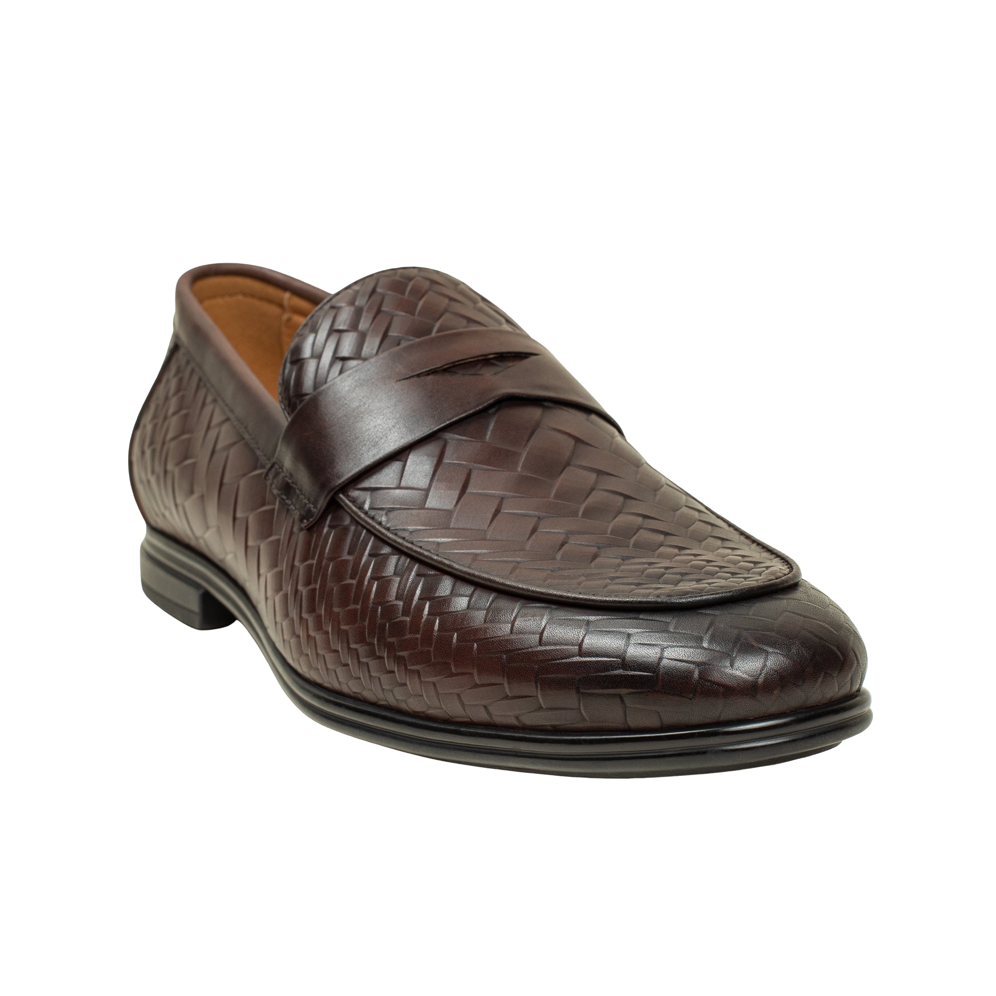 VIBRANT MEN'S IMPERIAL WEAVE GENUINE LEATHER SHOE - Vibrantbd.com