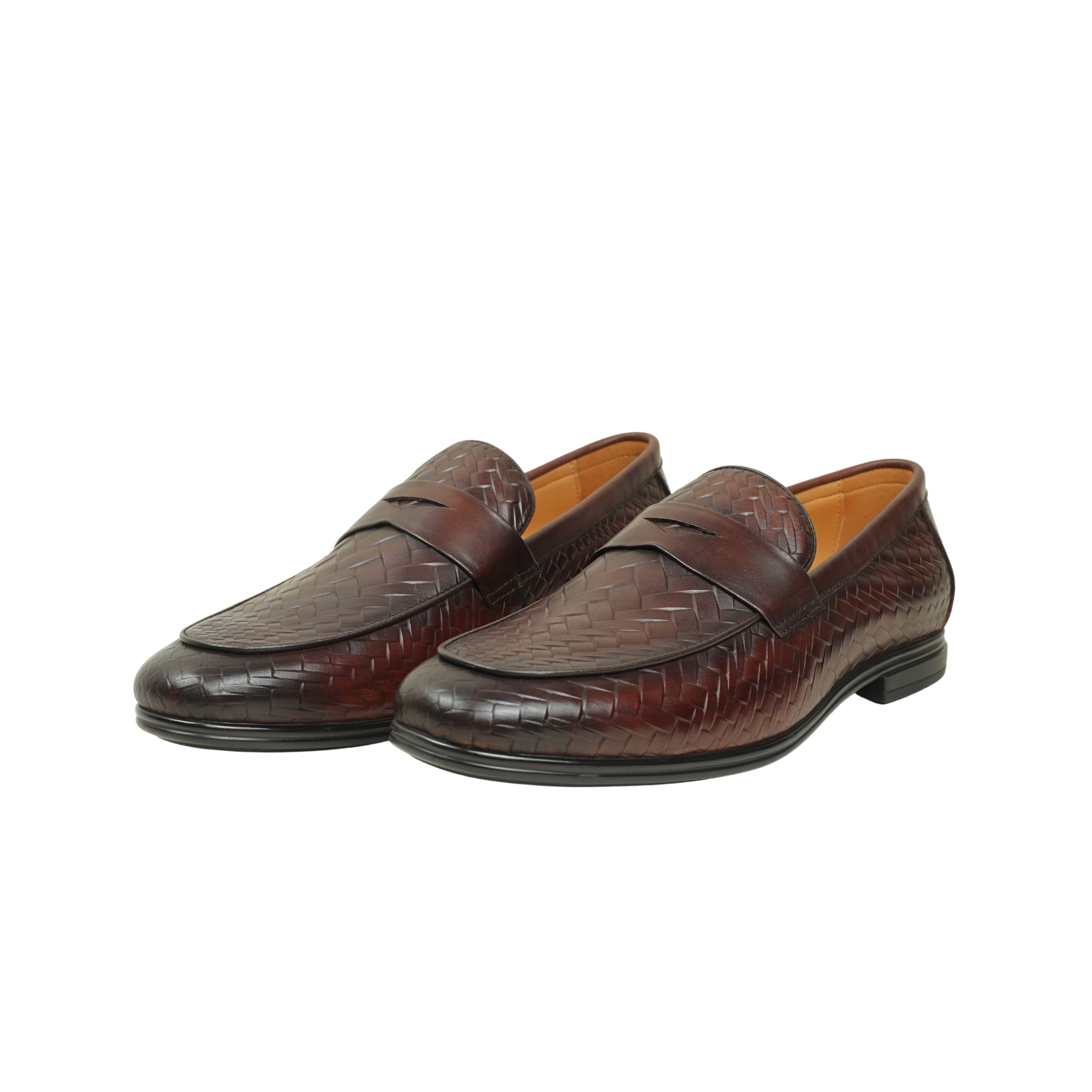 VIBRANT MEN'S IMPERIAL WEAVE GENUINE LEATHER SHOE - Vibrantbd.com