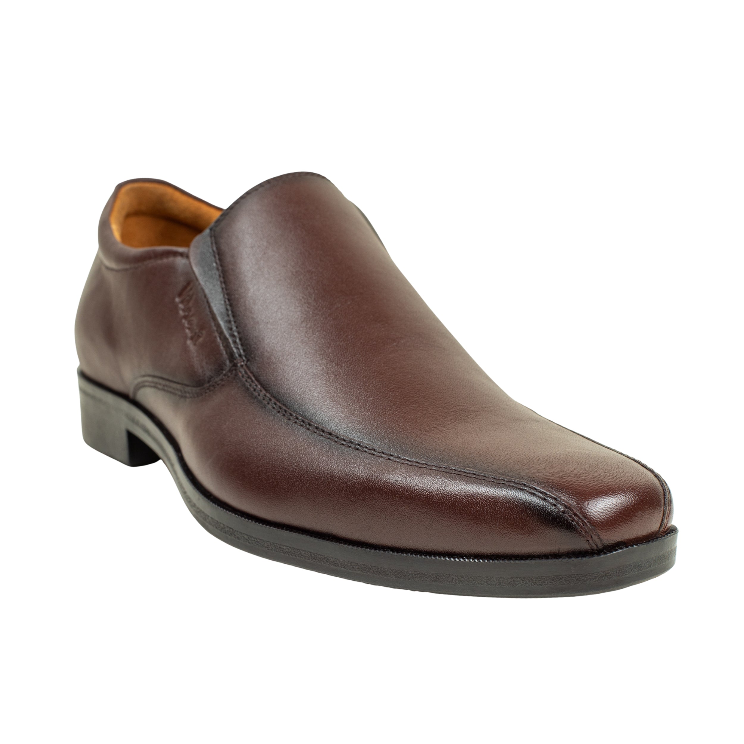 Men's Chocolate Leather Formal Shoes | Vibrant® Elegant Dress Shoes