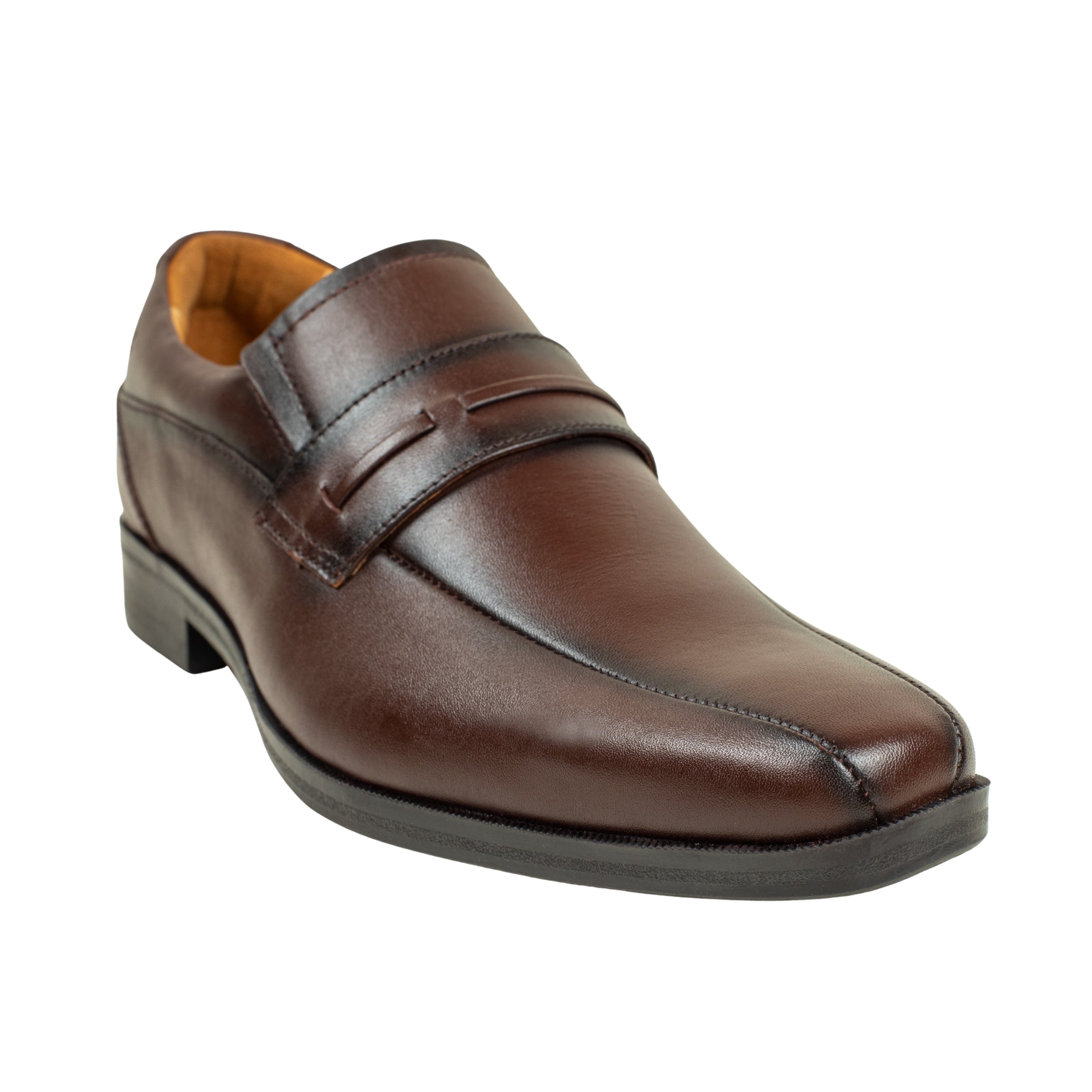 Vibrant Brown Classic Men's Leather Formal Shoes | Vibrant® Elegant Dress Shoes