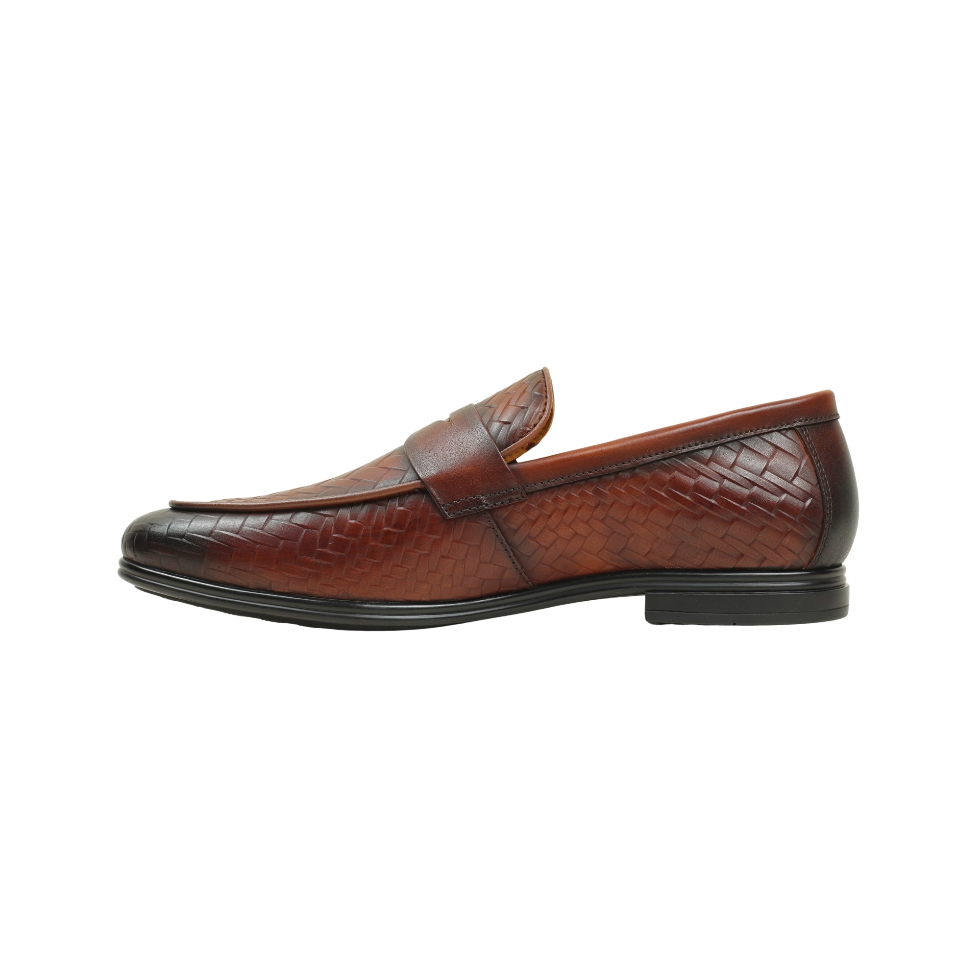 VIBRANT MEN'S IMPERIAL WEAVE GENUINE LEATHER SHOE - Vibrantbd.com