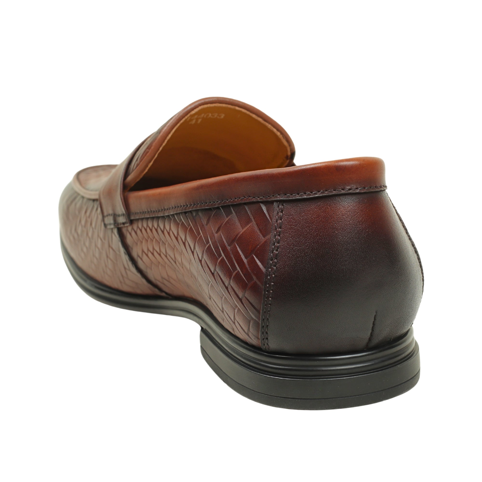 VIBRANT MEN'S IMPERIAL WEAVE GENUINE LEATHER SHOE - Vibrantbd.com