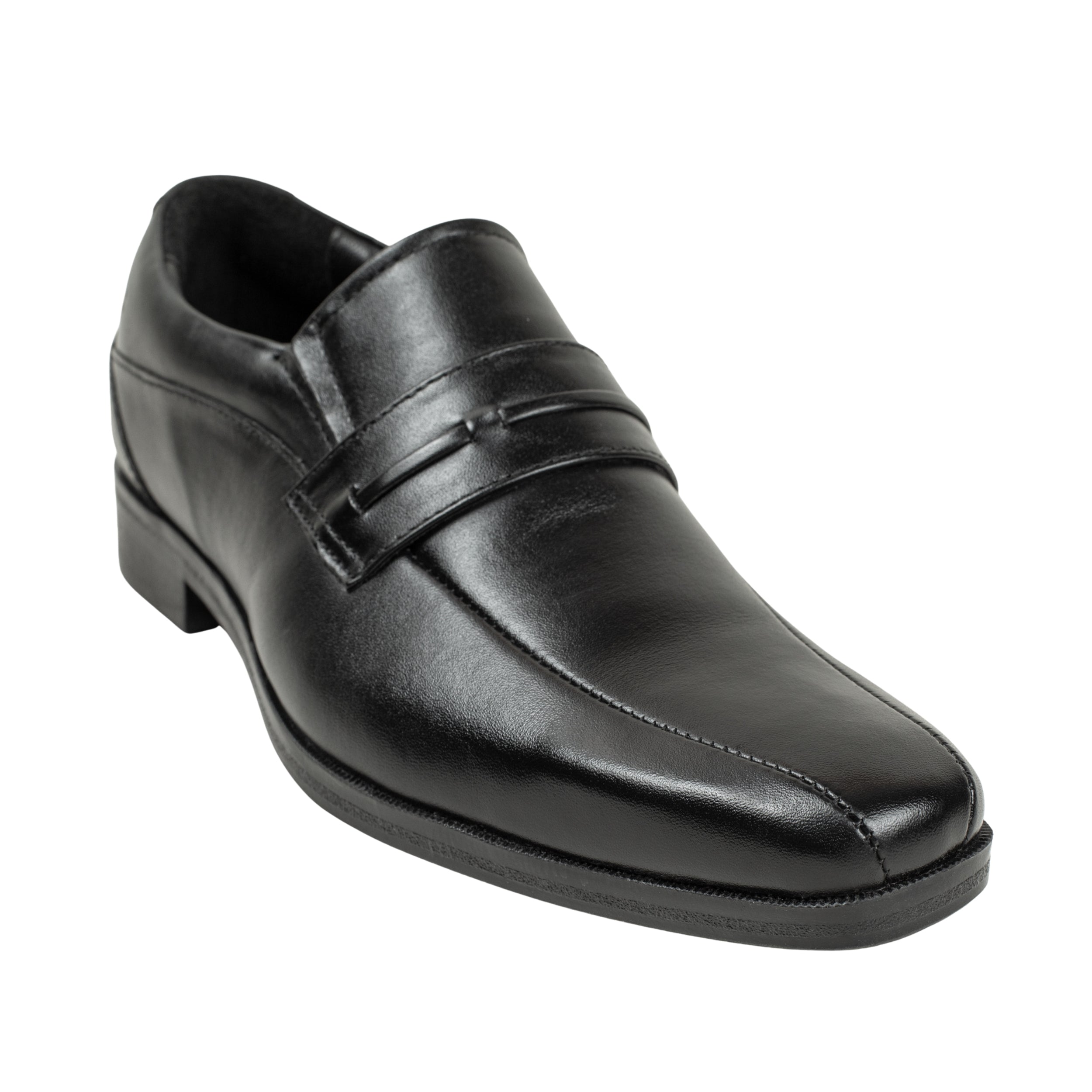 Vibrant Black Classic Men's Leather Formal Shoes | Vibrant® Elegant Dress Shoes