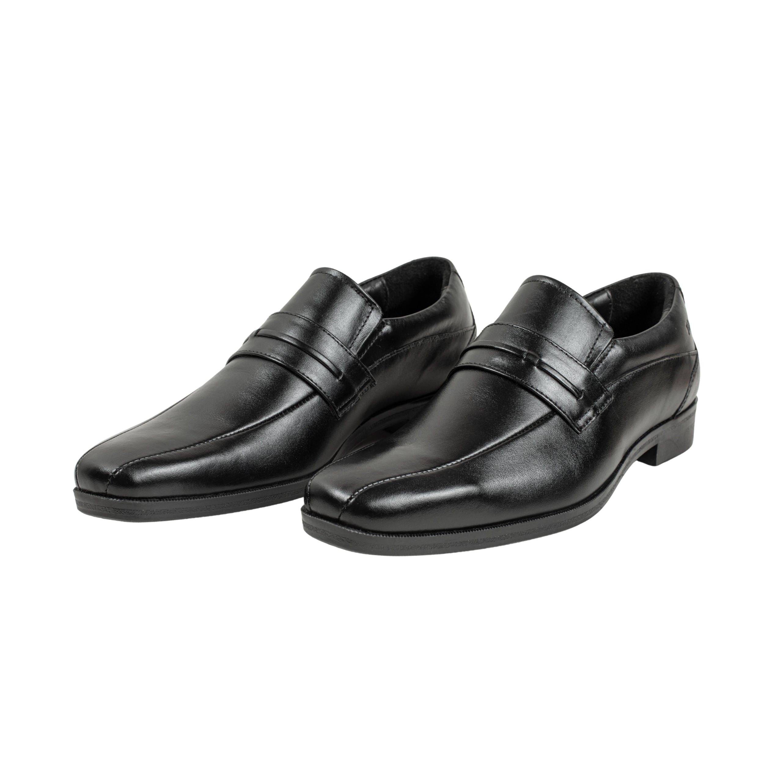 Vibrant Black Classic Men's Leather Formal Shoes | Vibrant® Elegant Dress Shoes
