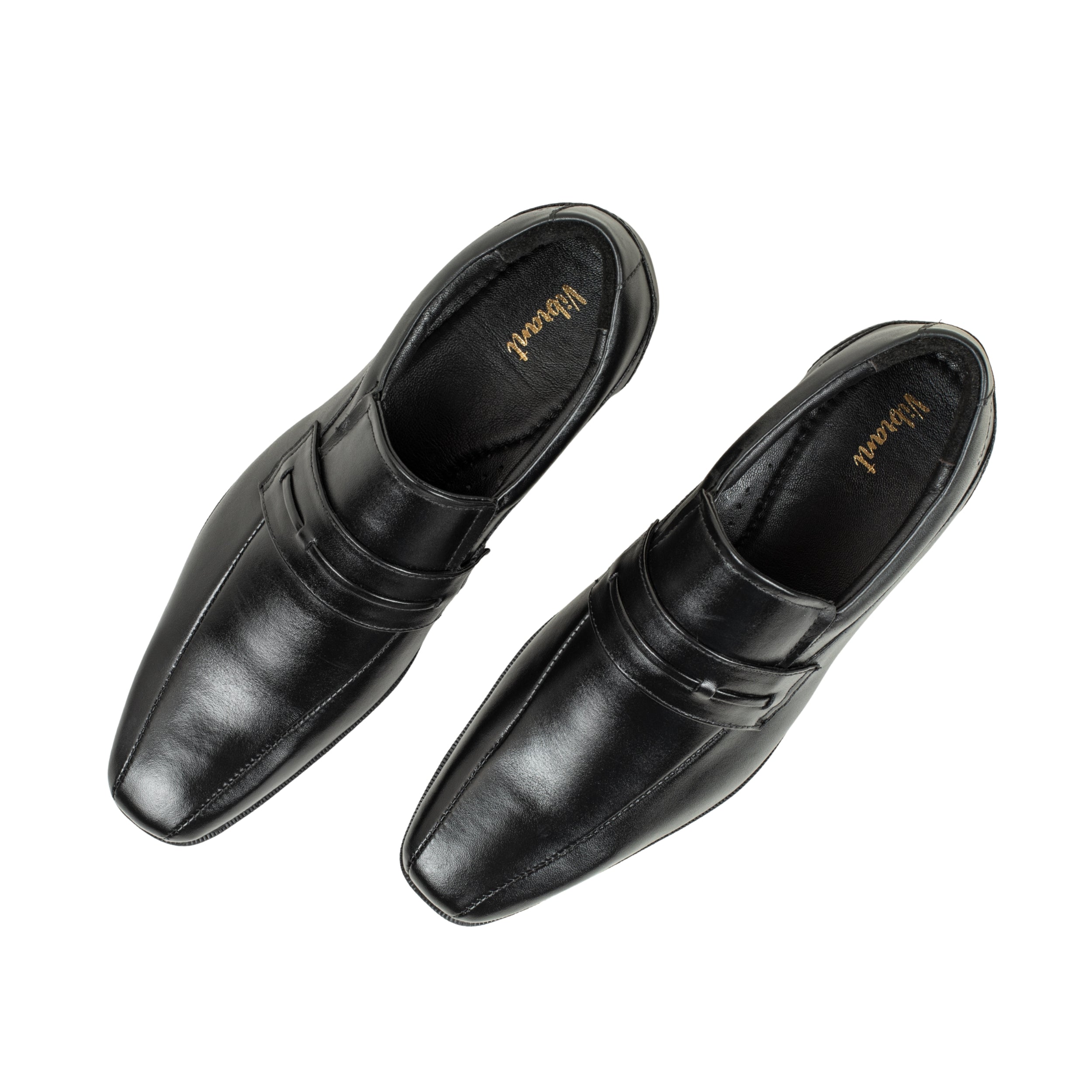 Vibrant Black Classic Men's Leather Formal Shoes | Vibrant® Elegant Dress Shoes
