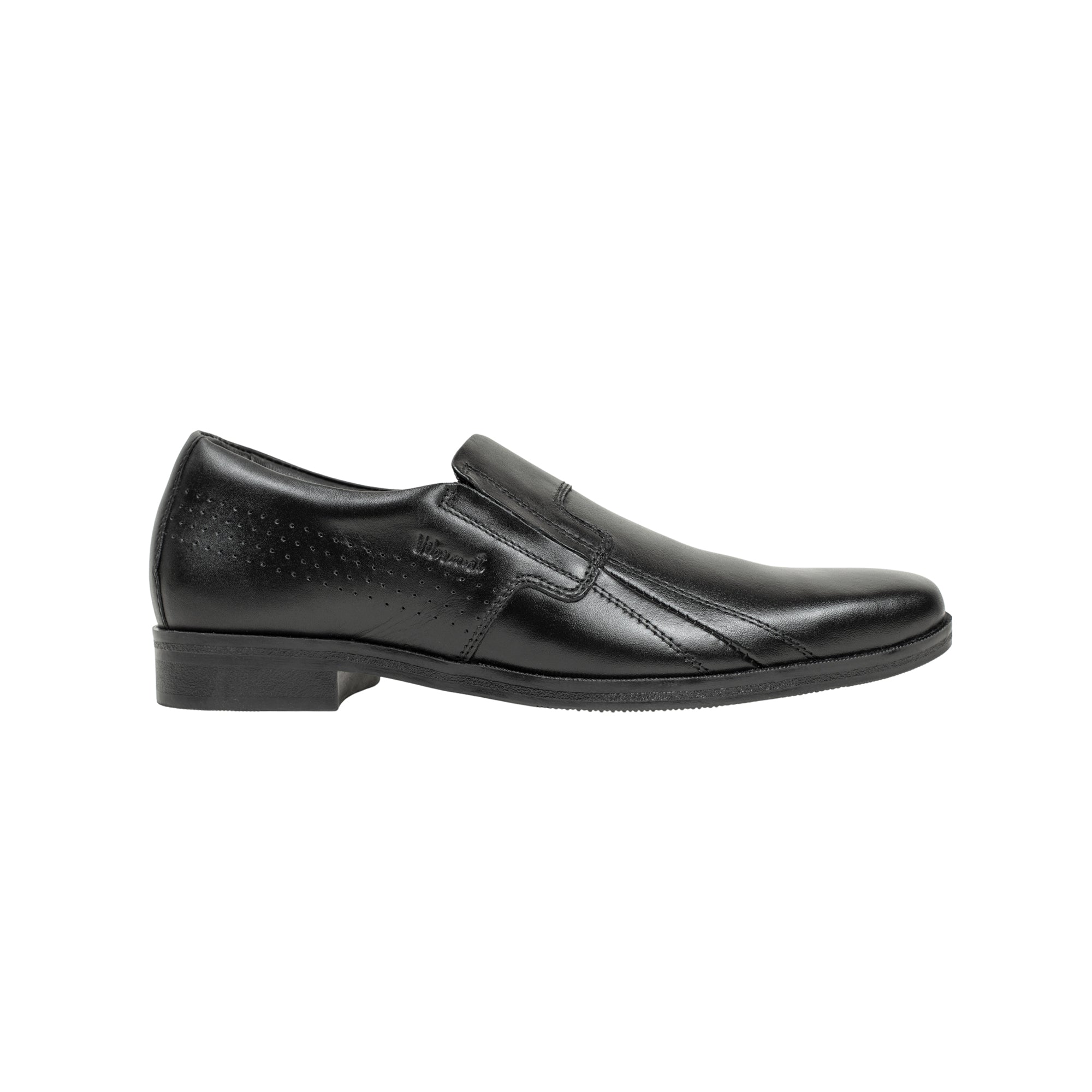 Vibrant Black Classic Men's Leather Formal Shoes | Vibrant® Elegant Dress Shoes