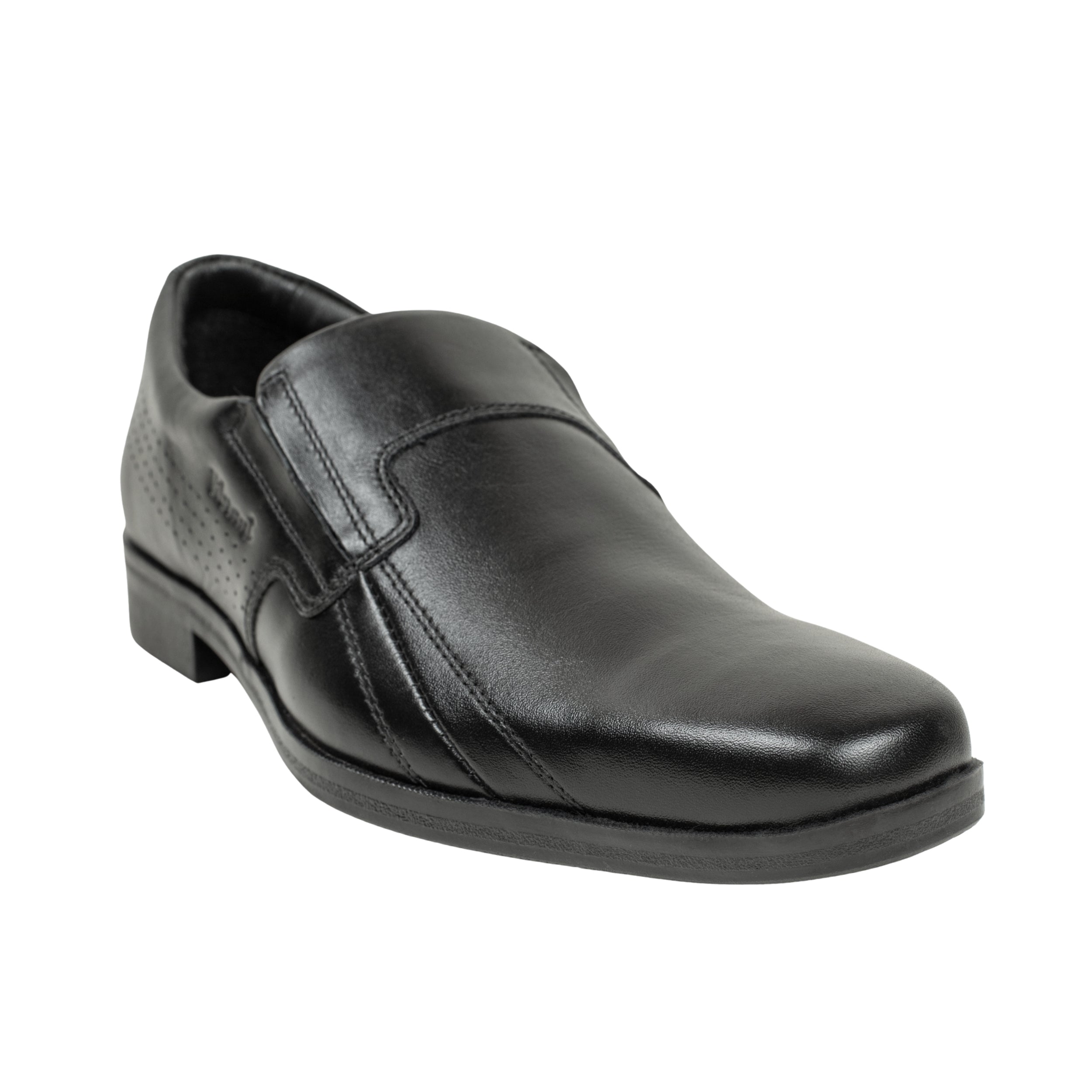Vibrant Black Classic Men's Leather Formal Shoes | Vibrant® Elegant Dress Shoes