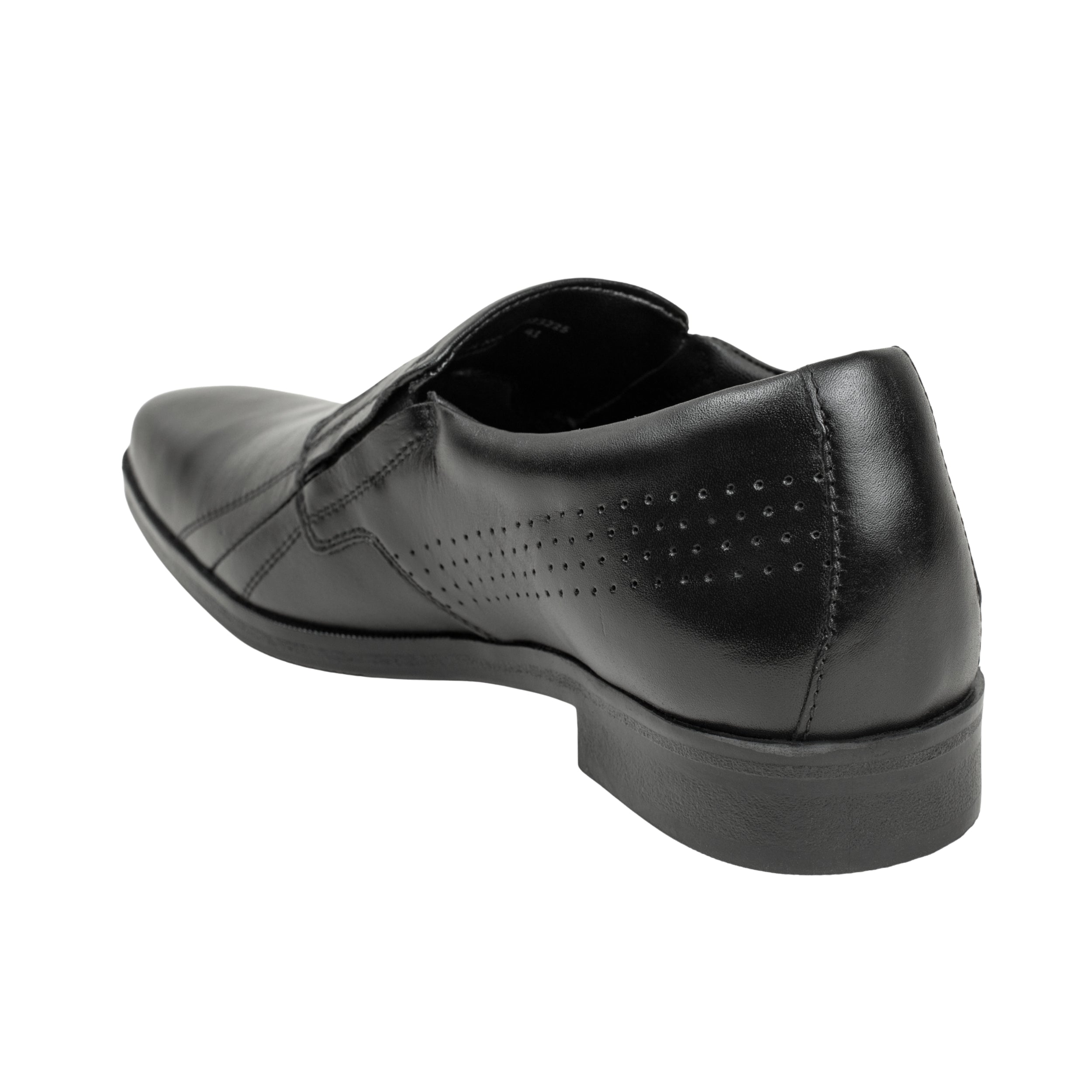 Vibrant Black Classic Men's Leather Formal Shoes | Vibrant® Elegant Dress Shoes