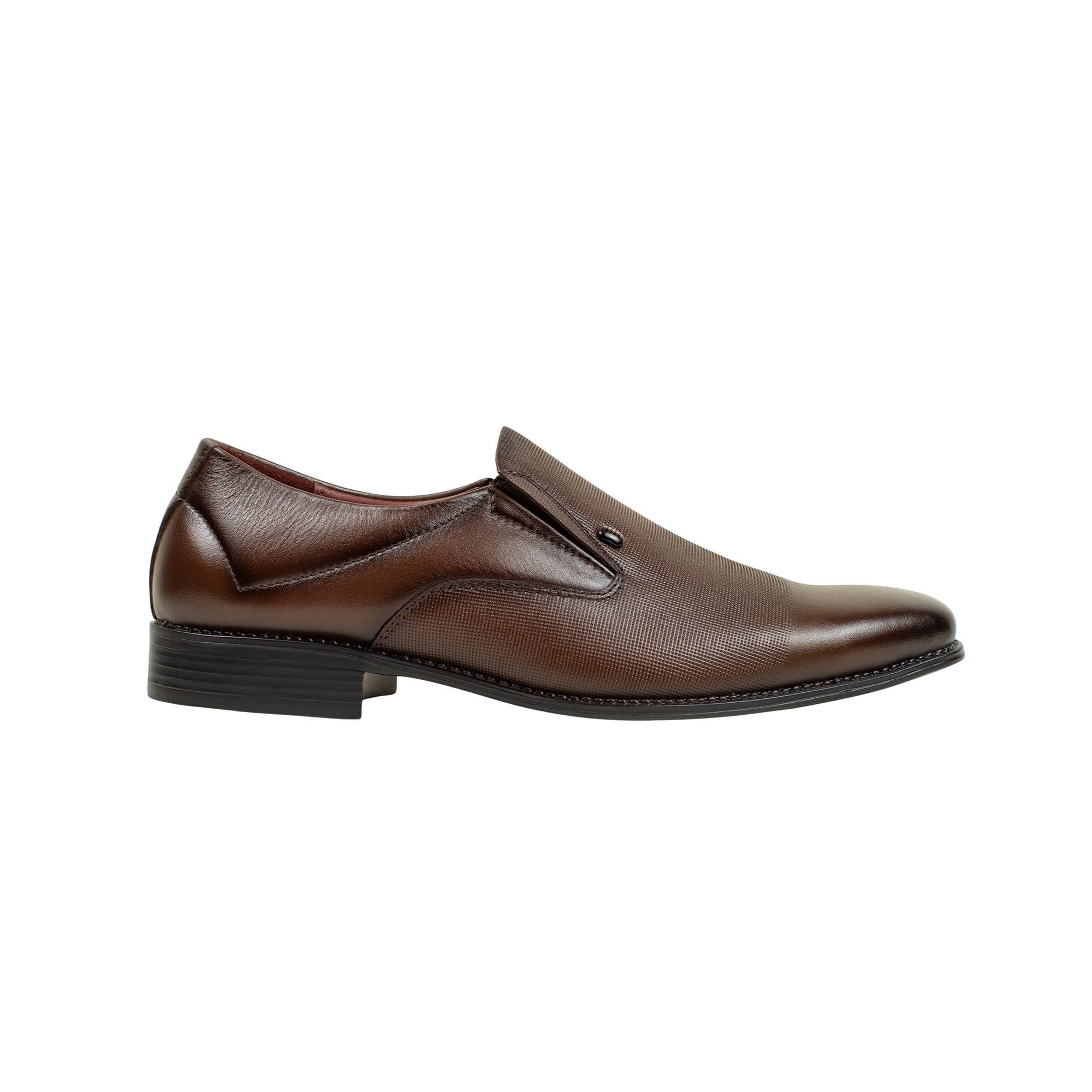 Vibrant Brown Classic Men's Leather Formal Shoes | Vibrant® Elegant Dress Shoes