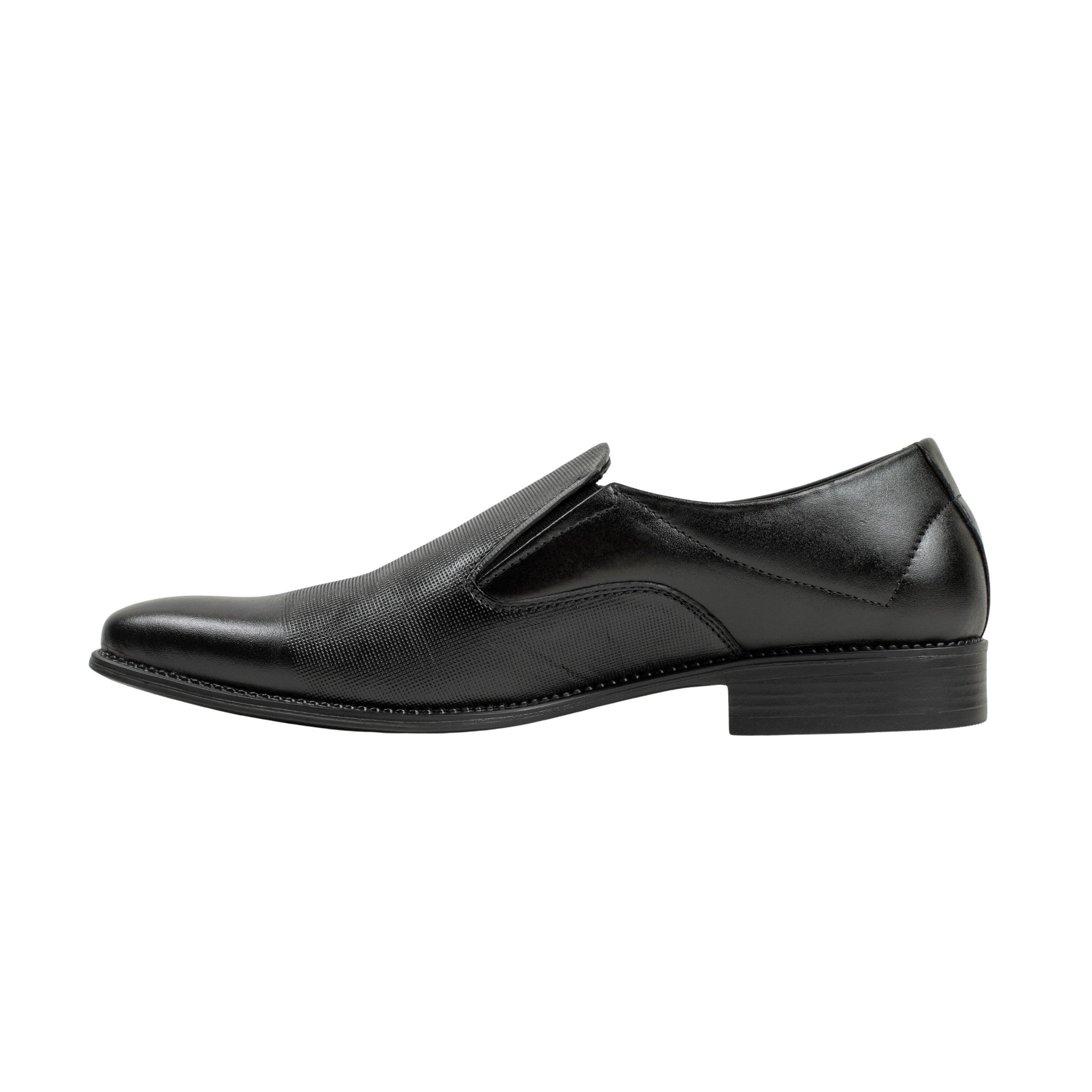 Vibrant Black Classic Men's Leather Formal Shoes | Vibrant® Elegant Dress Shoes