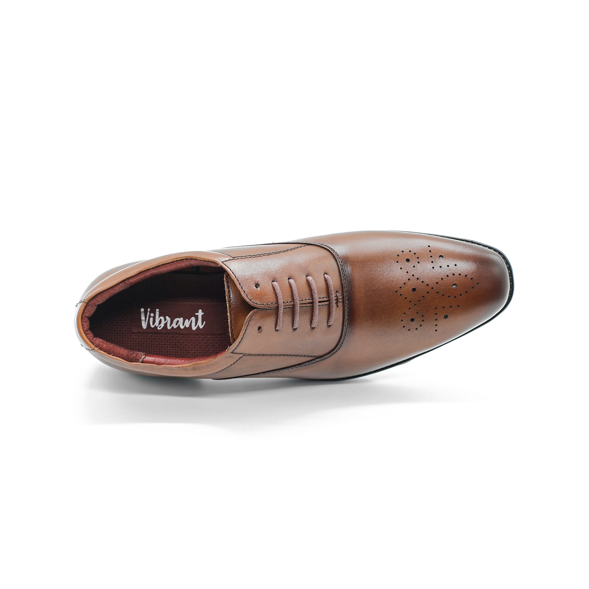 VIBRANT MEN'S OXFORD LEATHER  SHOE
