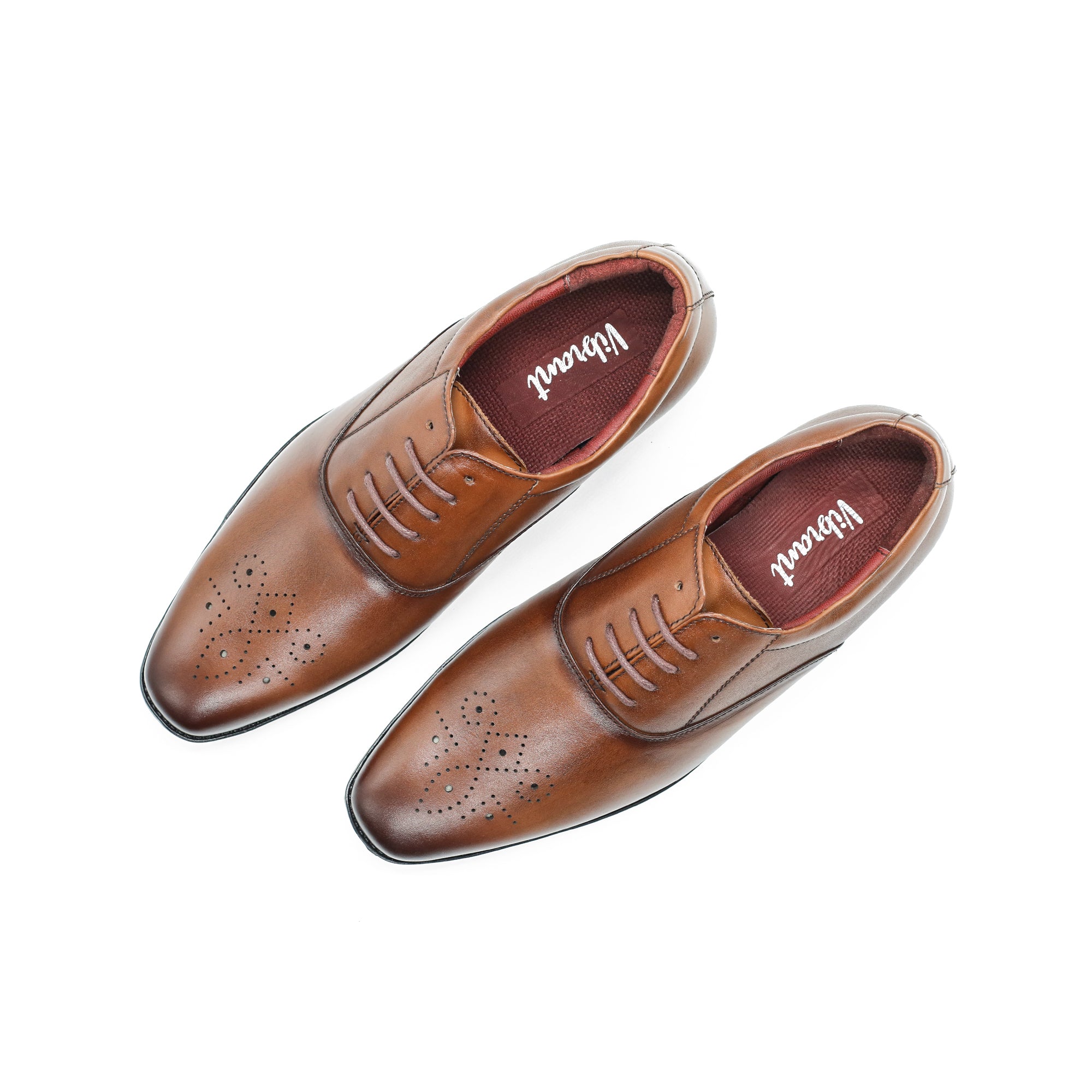VIBRANT MEN'S OXFORD LEATHER  SHOE
