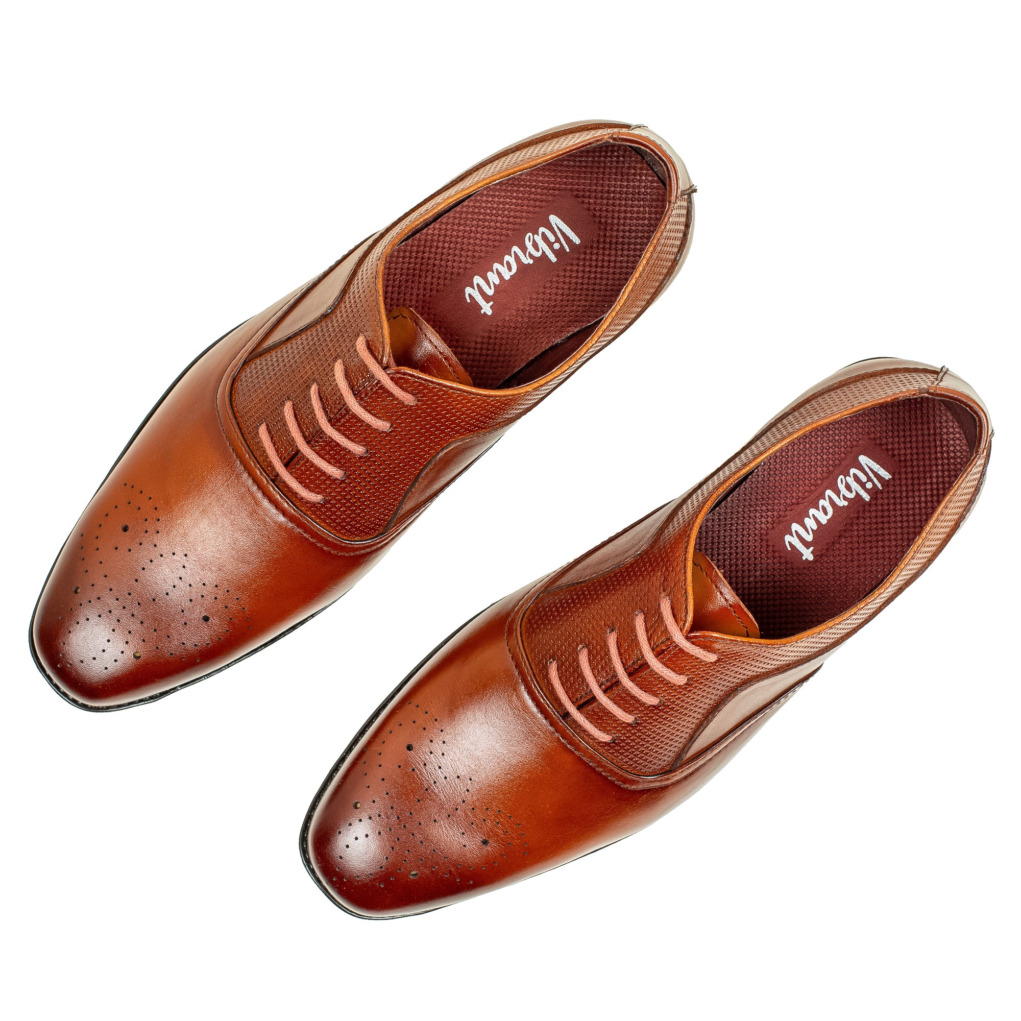 Men's Premium  Leather Formal Shoes | Vibrant® Lace-Up Elegant Dress Shoes