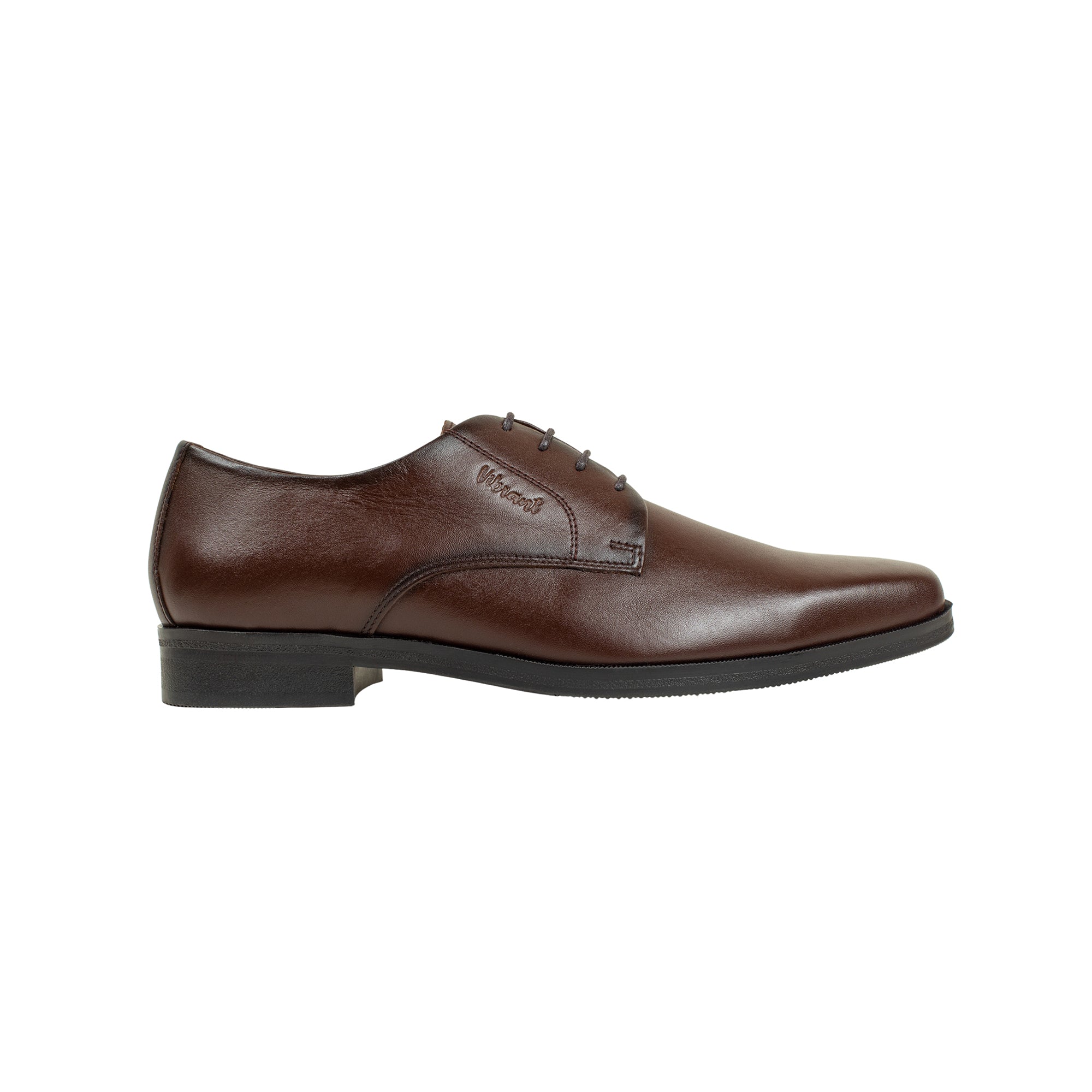 Vibrant Brown Classic Men's Leather Formal Shoes | Vibrant® Elegant Dress Shoes