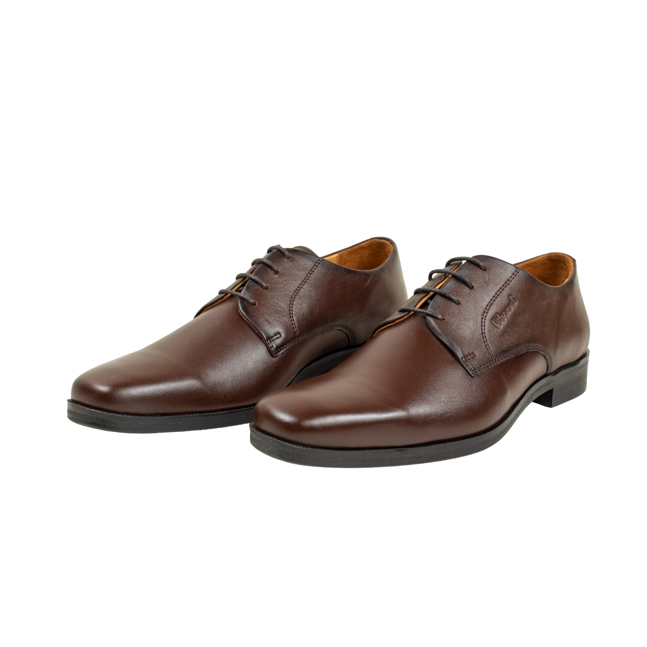 Vibrant Brown Classic Men's Leather Formal Shoes | Vibrant® Elegant Dress Shoes