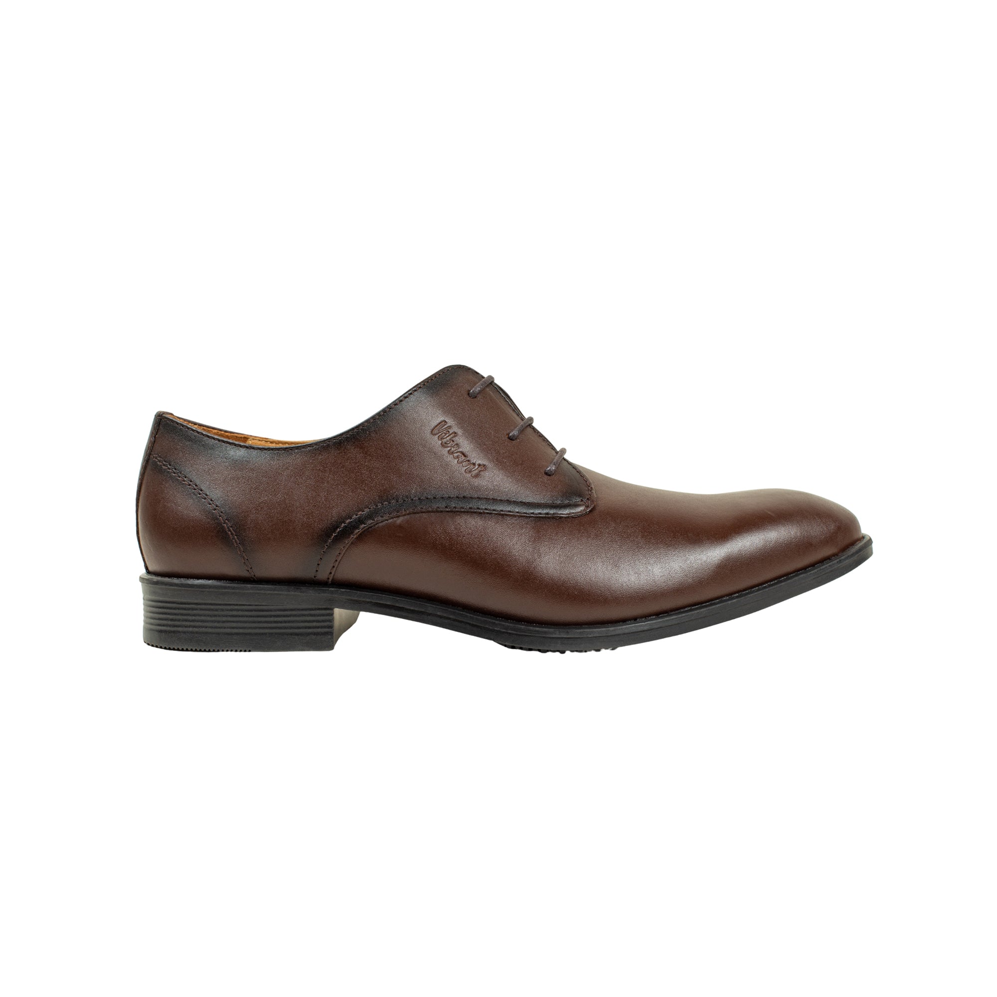Vibrant Brown Classic Men's Leather Formal Shoes | Vibrant® Elegant Dress Shoes