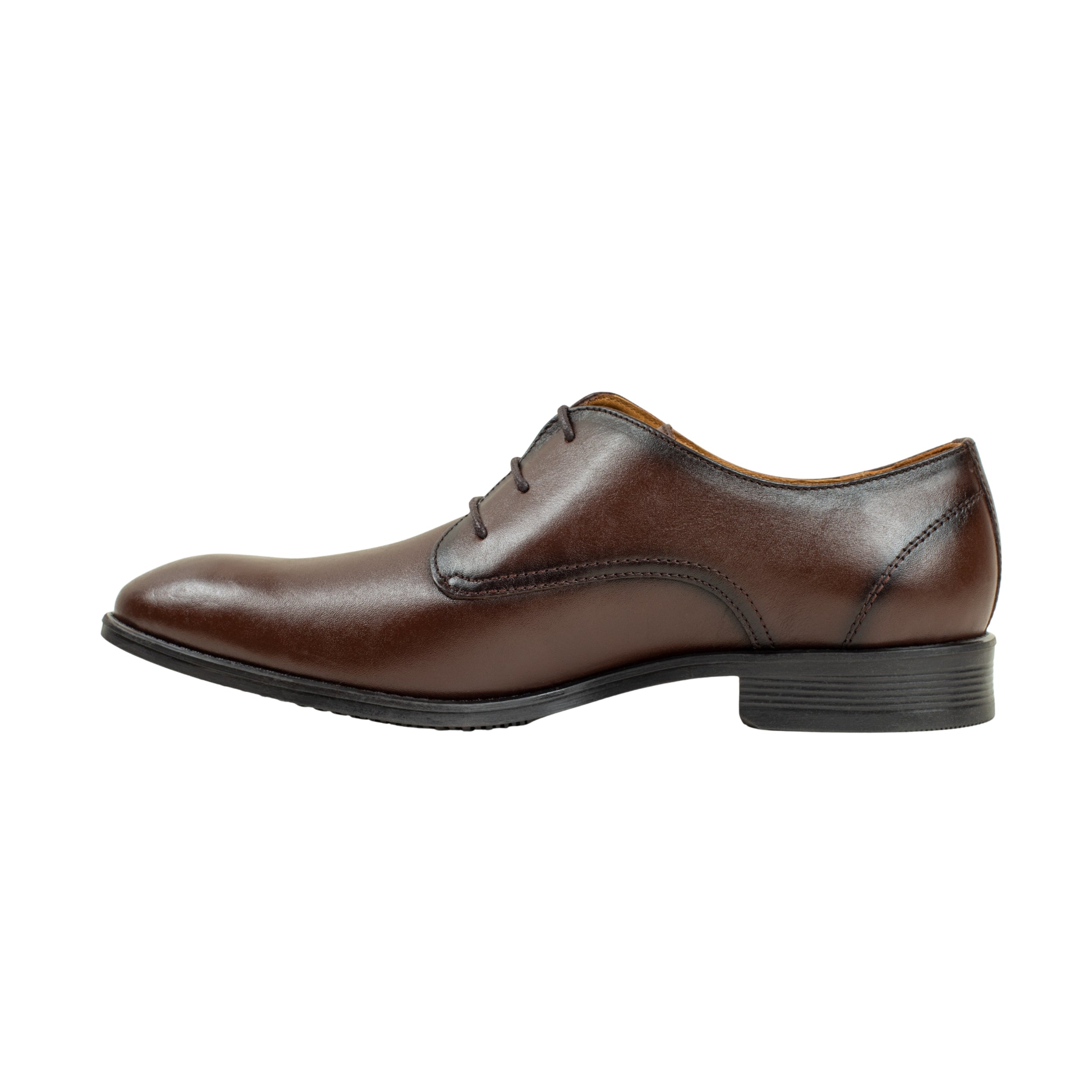 Vibrant Brown Classic Men's Leather Formal Shoes | Vibrant® Elegant Dress Shoes