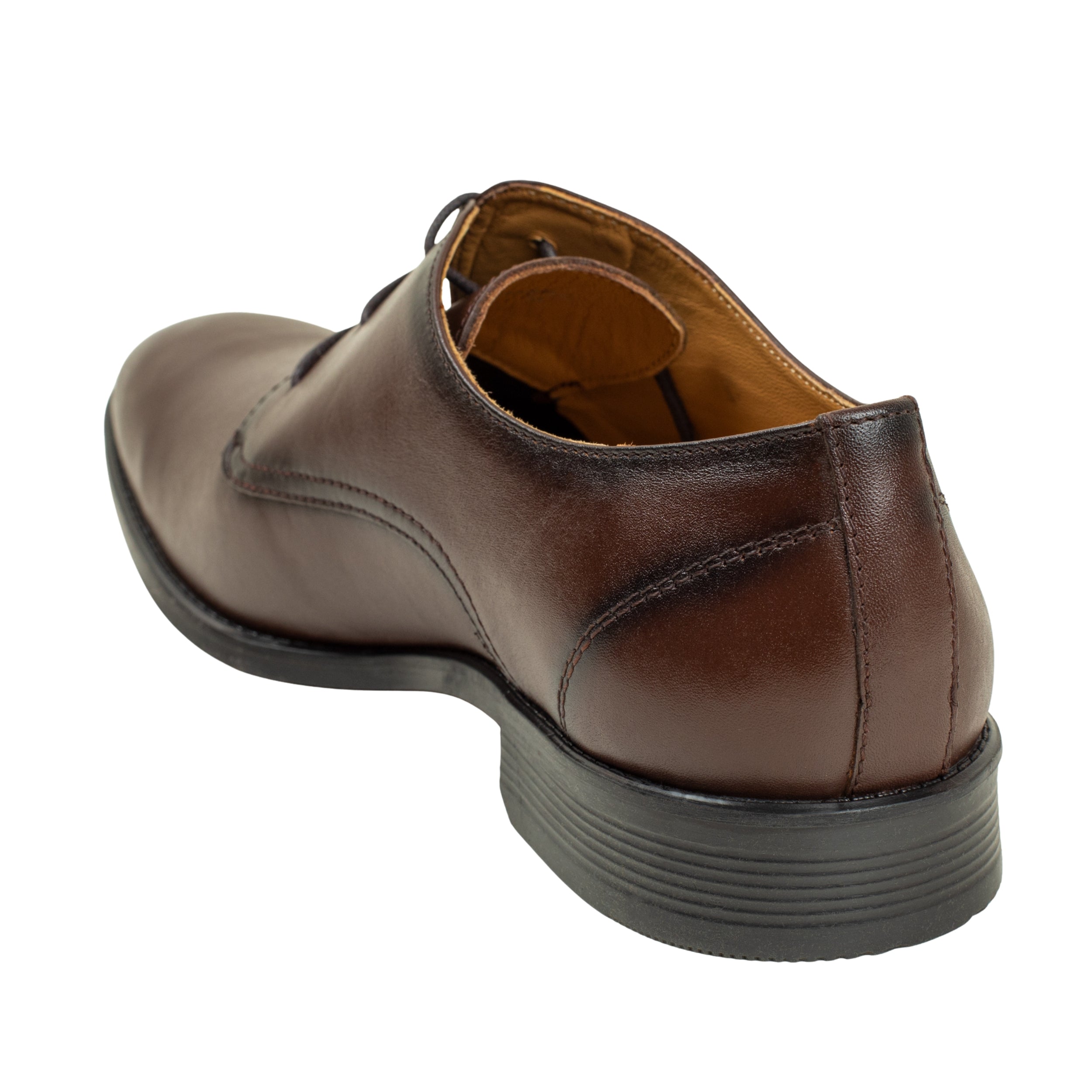 Vibrant Brown Classic Men's Leather Formal Shoes | Vibrant® Elegant Dress Shoes
