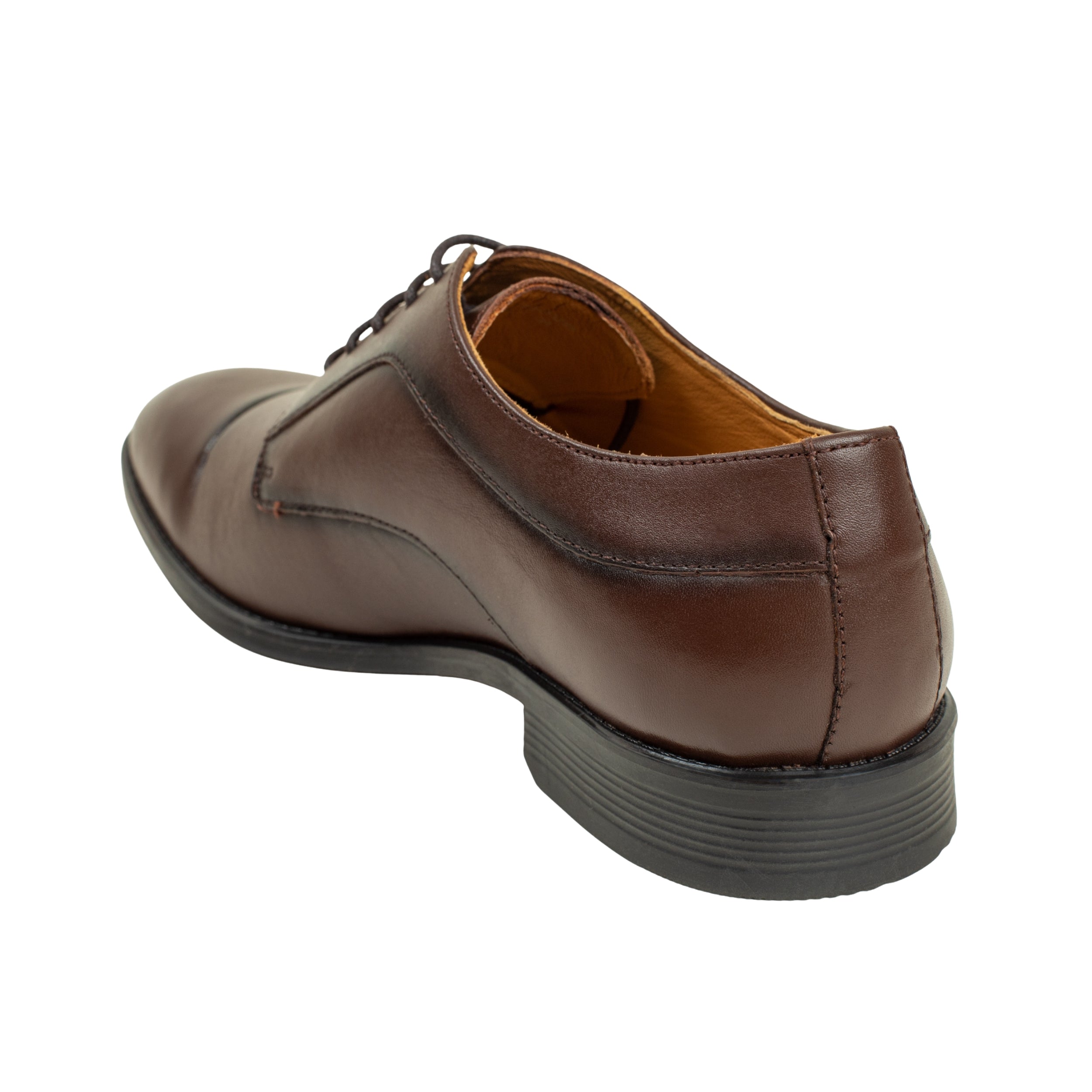 Vibrant Brown Classic Men's Leather Formal Shoes | Vibrant® Elegant Dress Shoes