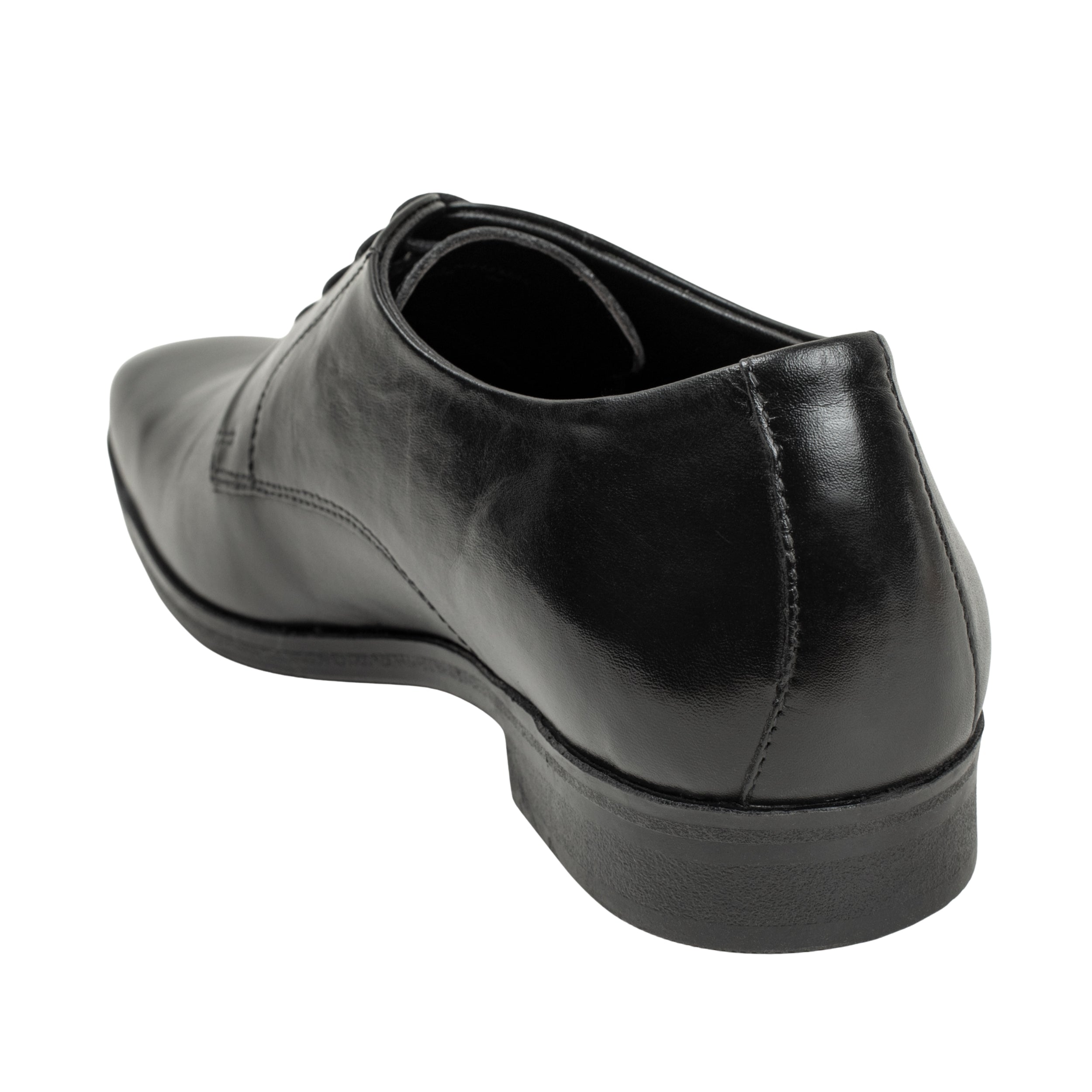 Vibrant Black Classic Men's Leather Formal Shoes | Vibrant® Elegant Dress Shoes
