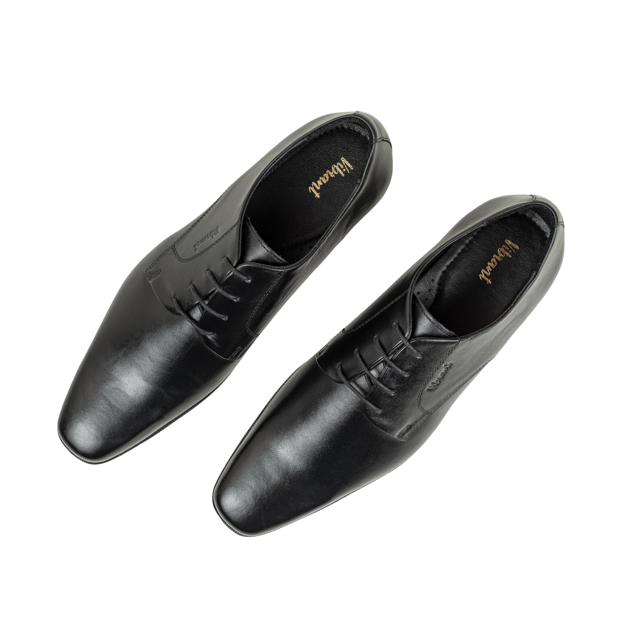 Vibrant Black Classic Men's Leather Formal Shoes | Vibrant® Elegant Dress Shoes