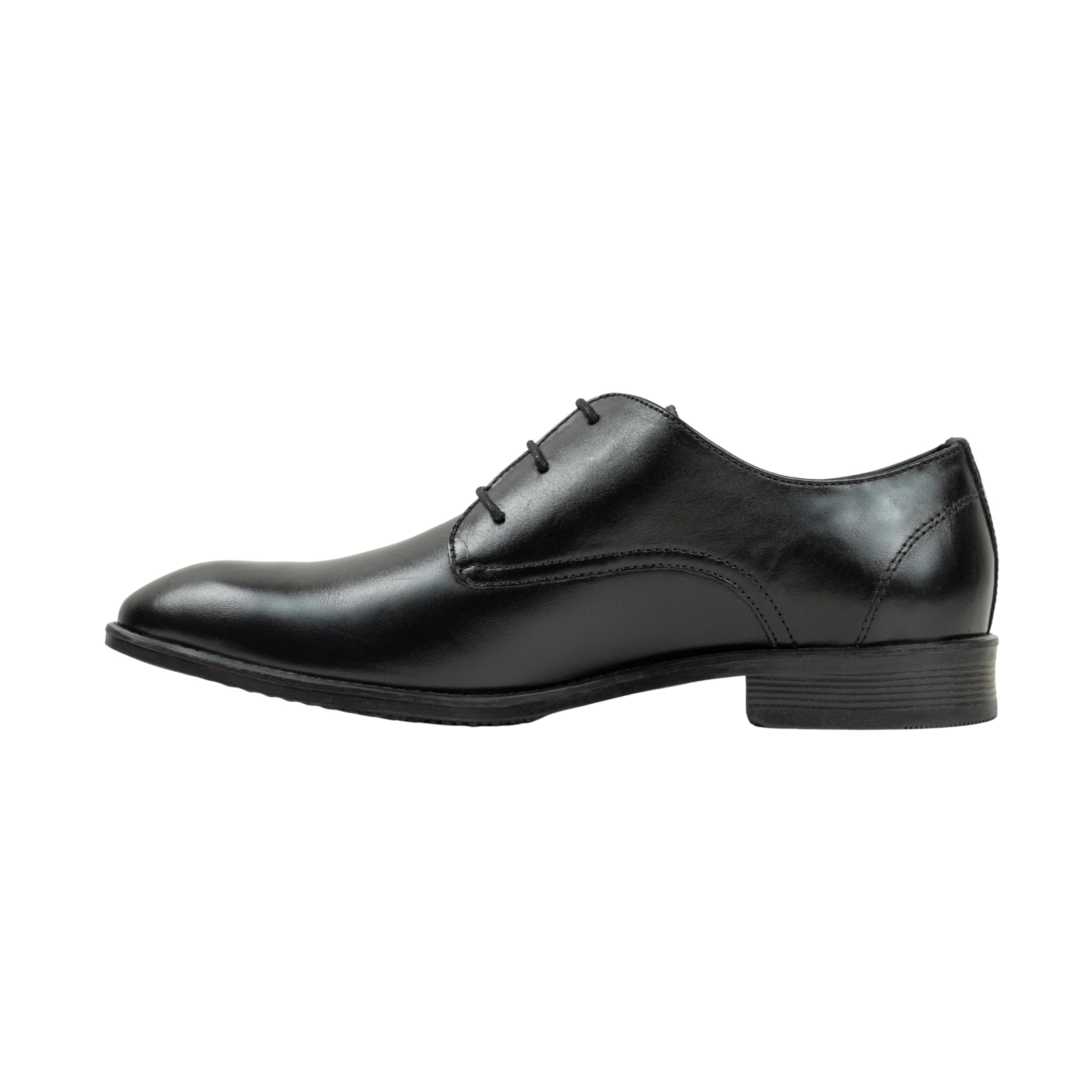 Vibrant Black Classic Men's Leather Formal Shoes | Vibrant® Elegant Dress Shoes