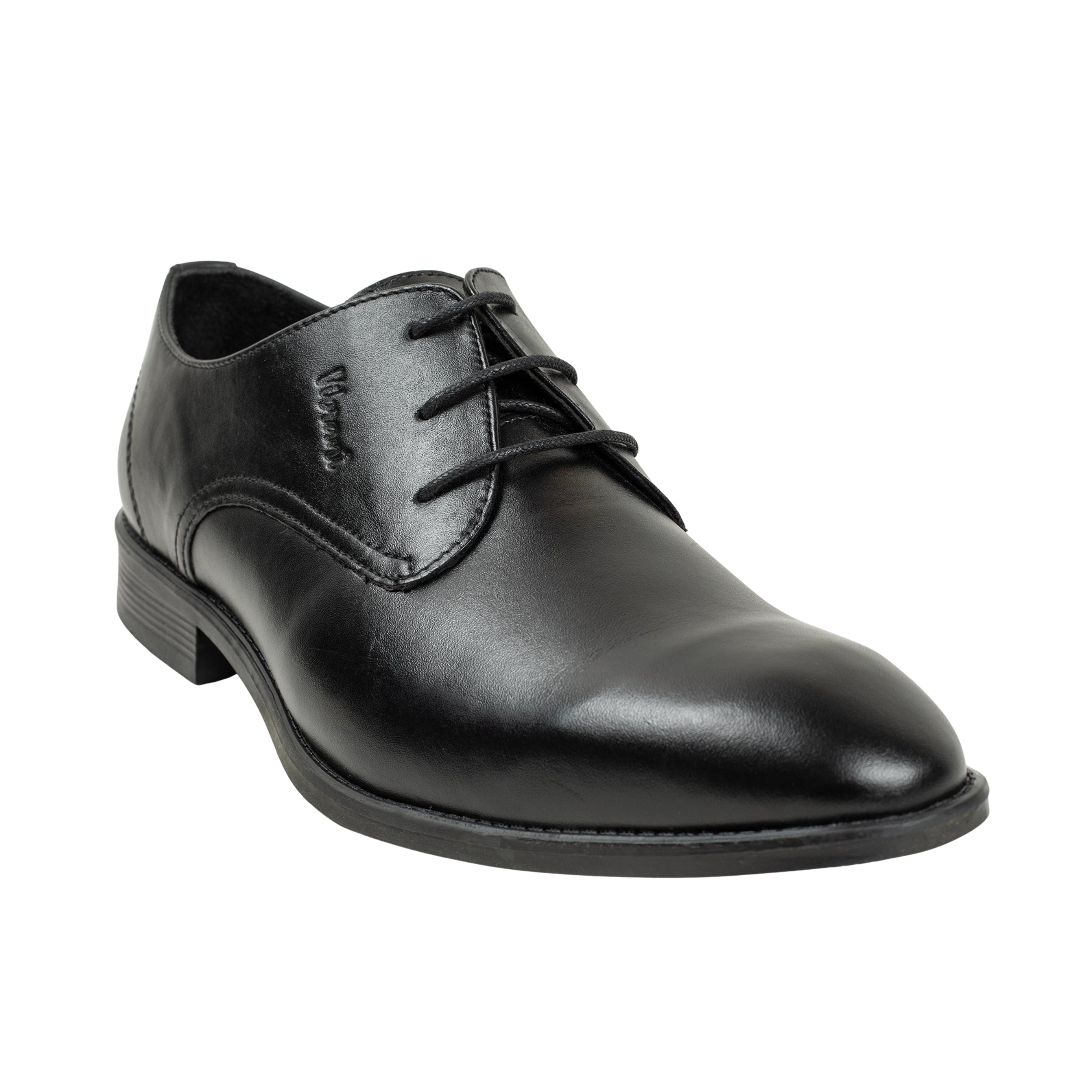 Vibrant Black Classic Men's Leather Formal Shoes | Vibrant® Elegant Dress Shoes
