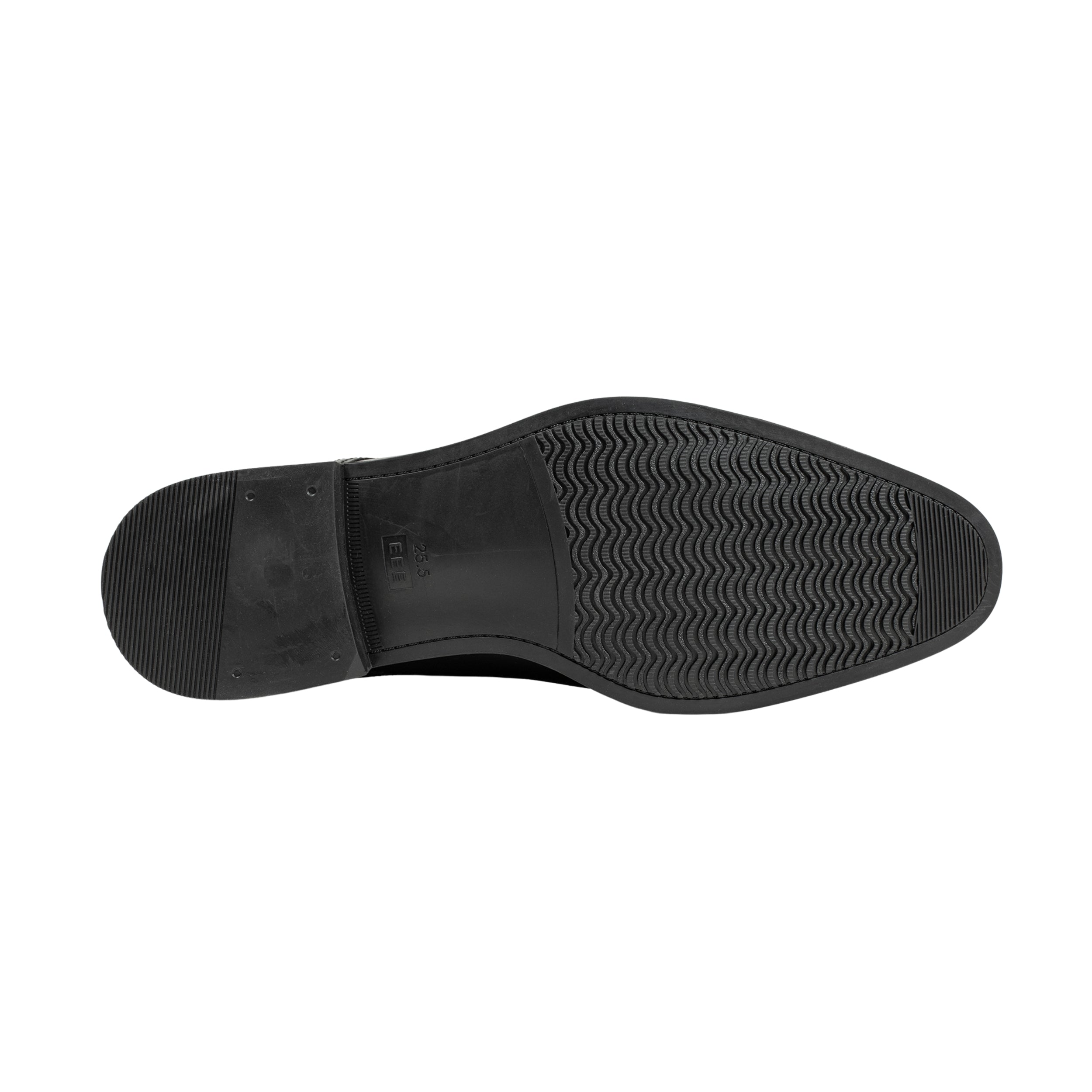 Vibrant Black Classic Men's Leather Formal Shoes | Vibrant® Elegant Dress Shoes