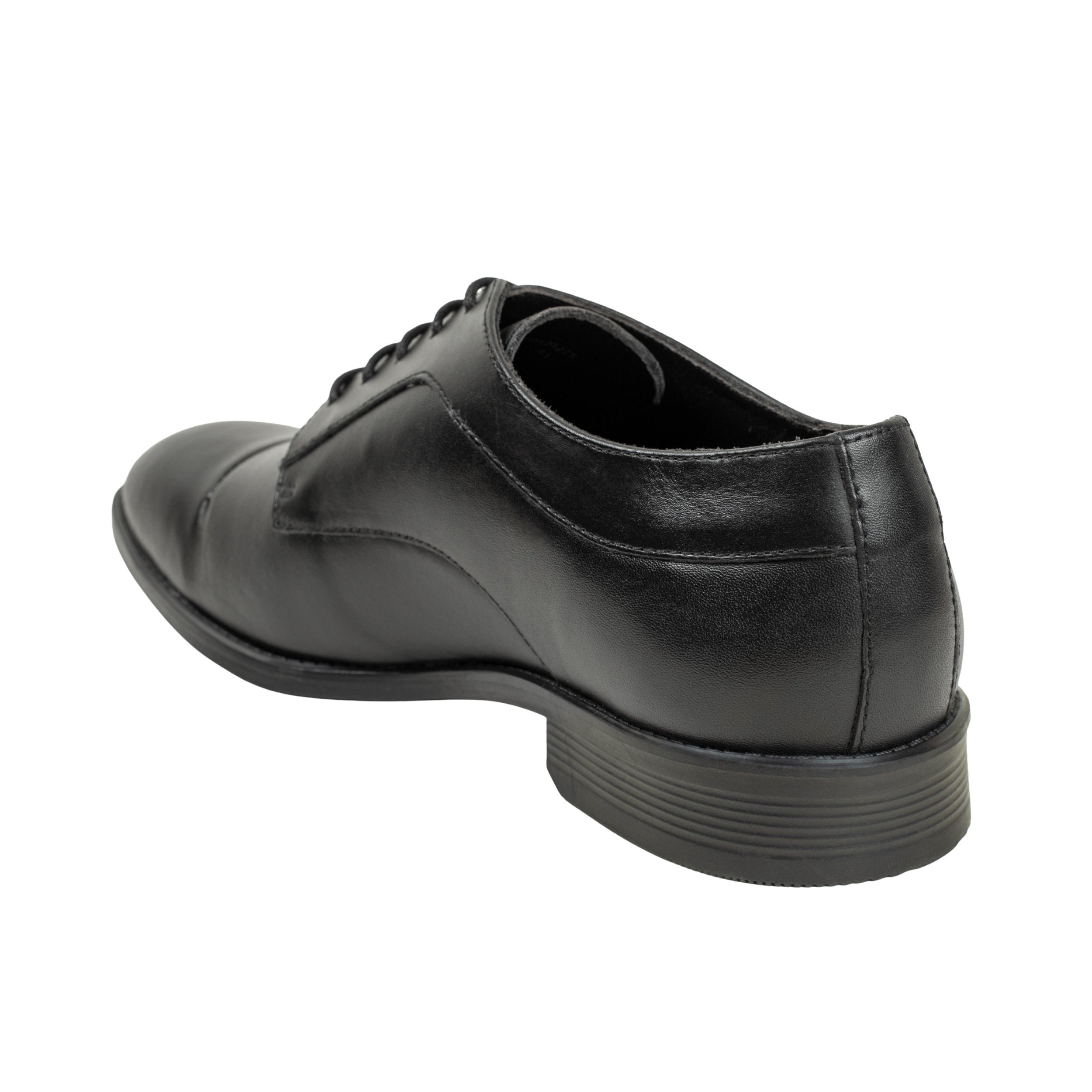 Vibrant Black Classic Men's Leather Formal Shoes | Vibrant® Elegant Dress Shoes