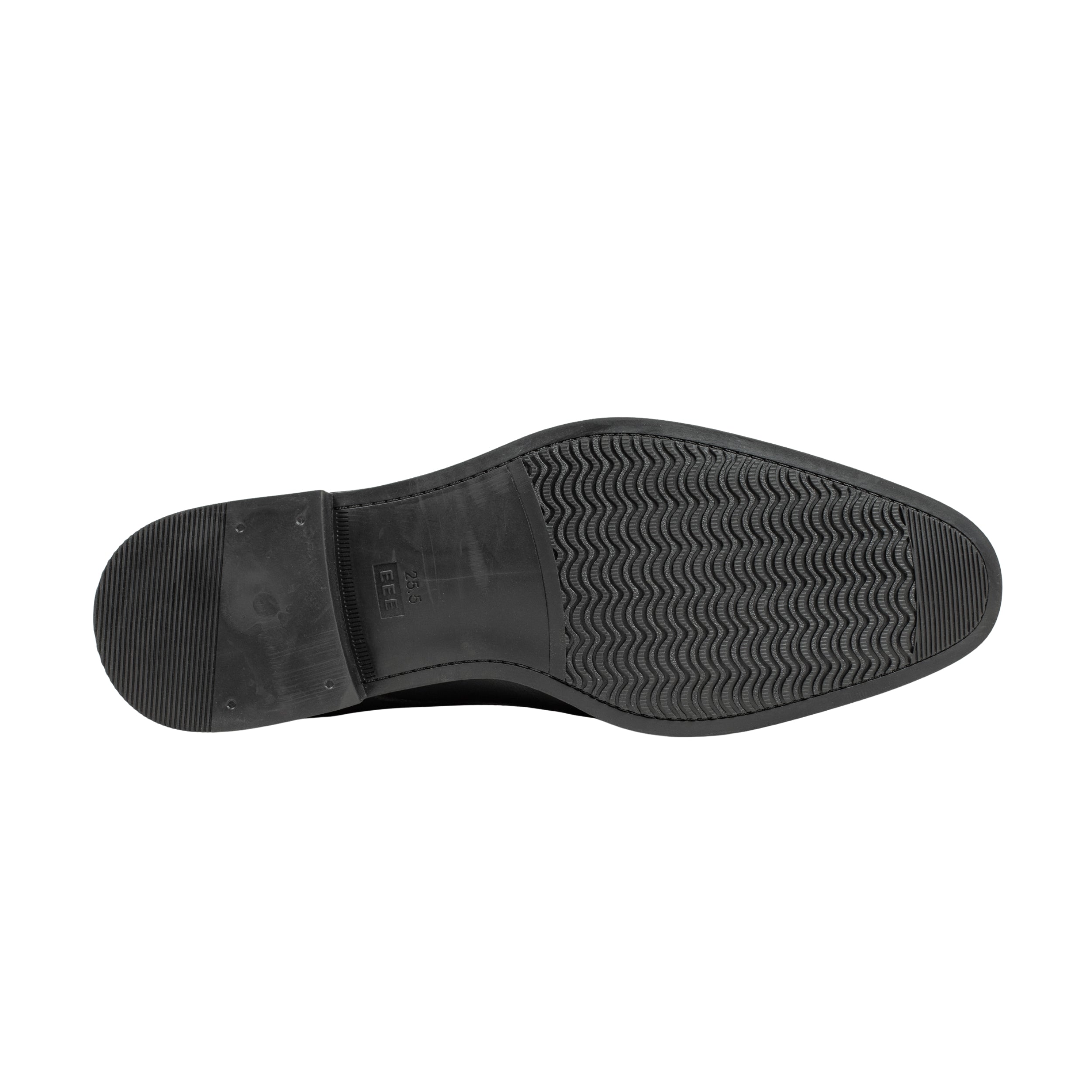 Vibrant Black Classic Men's Leather Formal Shoes | Vibrant® Elegant Dress Shoes
