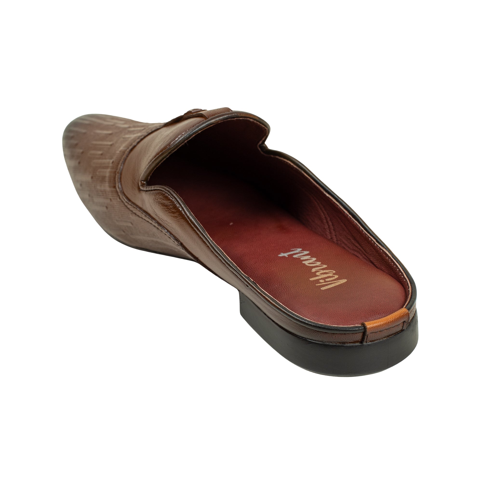 VIBRANT MEN MULE BROWN CASUAL SHOE - Vibrantbd.com