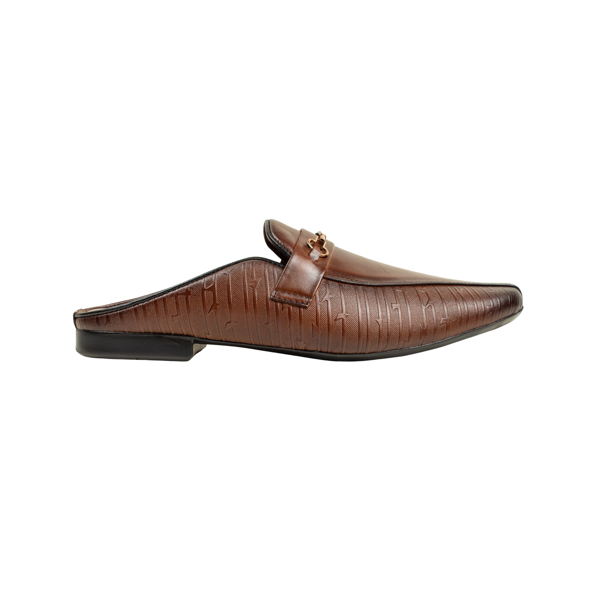 VIBRANT MEN MULE BROWN CASUAL SHOE - Vibrantbd.com
