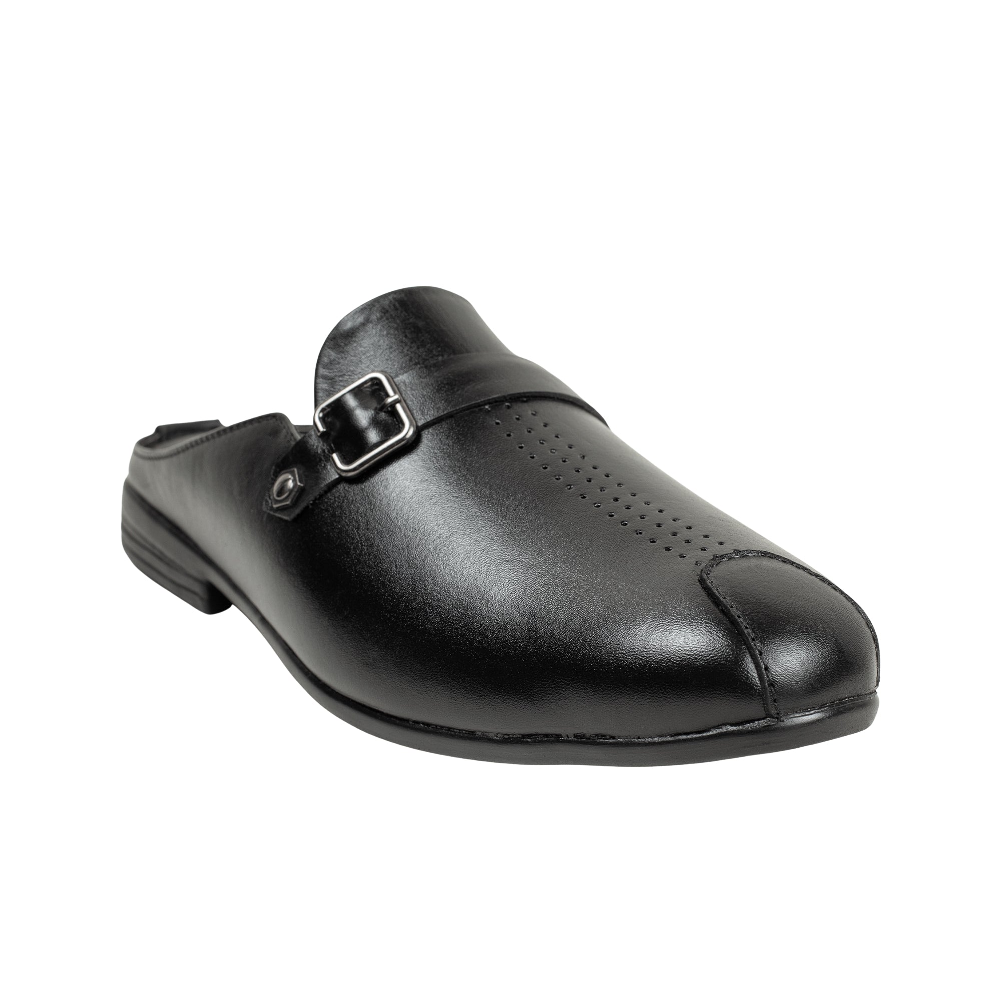 VIBRANT MEN MULE BLACK CASUAL SHOE - Vibrantbd.com